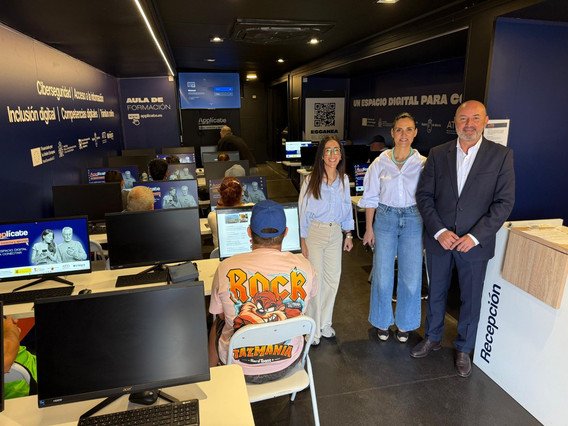 La campaña gratuita de formación digital “Applícate” se despide hoy de Águilas