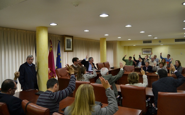 El Pleno Municipal apoya a los regantes de Águilas 