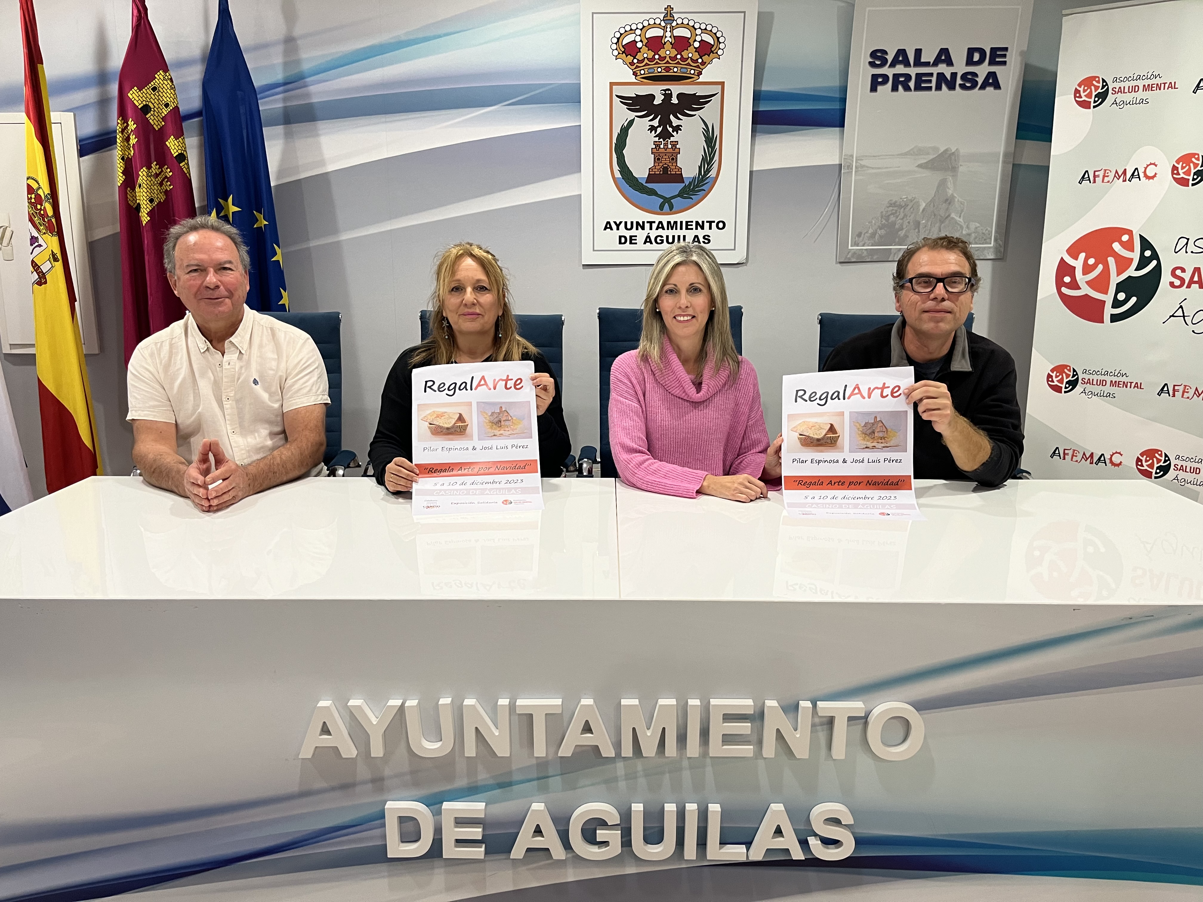 Por tercer año consecutivo, la Asociación Salud Mental Águilas invita a regalar Arte por Navidad