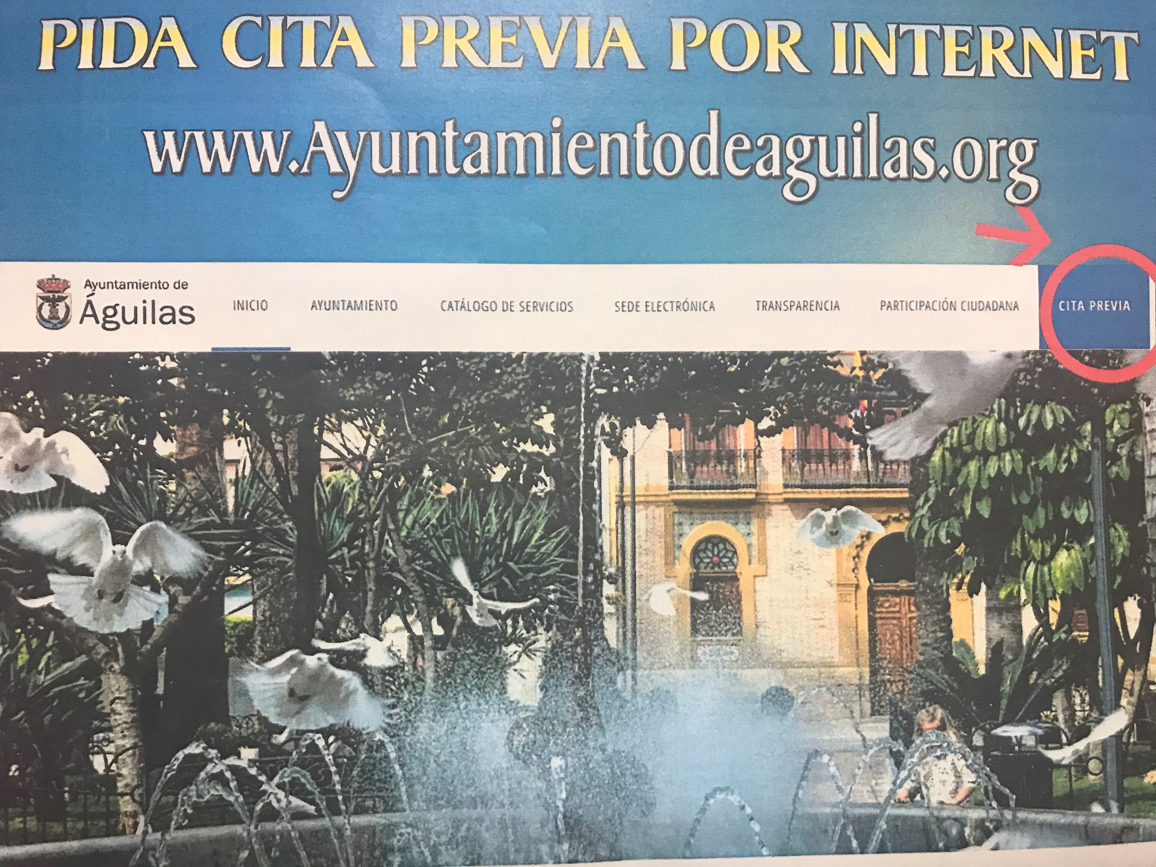 El Ayuntamiento habilita la solicitud de cita previa online a través de la web municipal