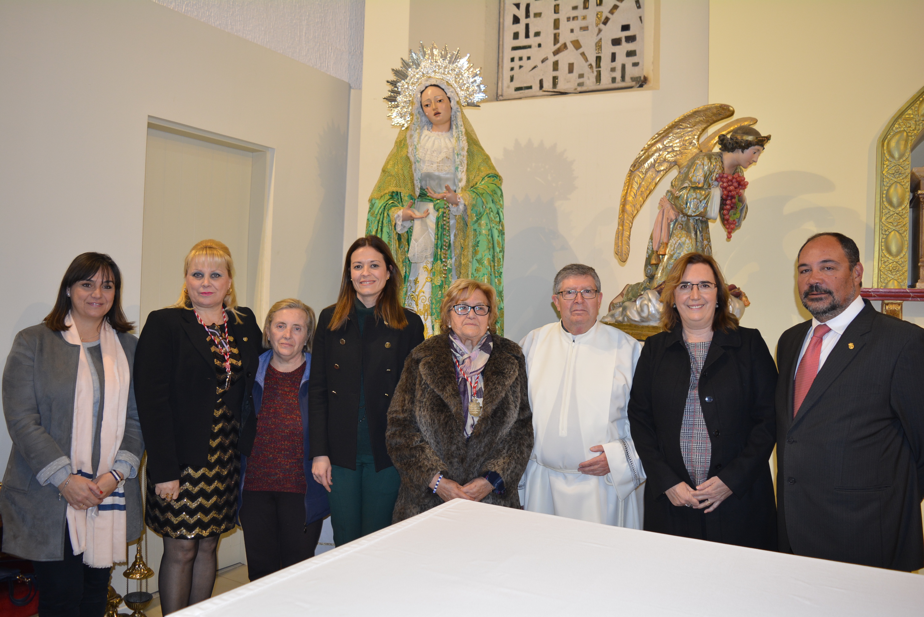 Acto de bendición de la nueva corona de la Virgen de la Esperanza