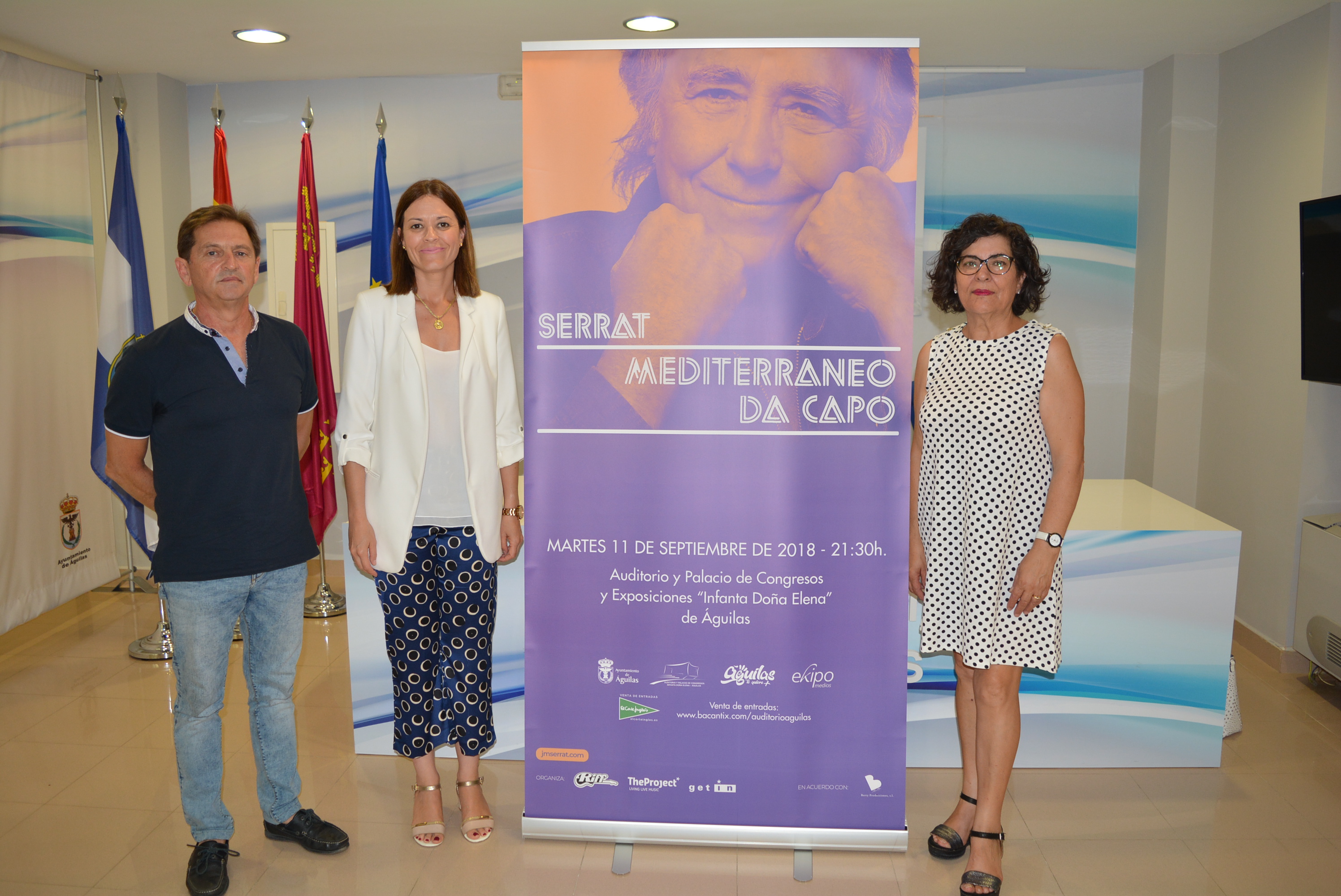 Serrat cerrará la gira europea de Mediterráneo da capo en el Auditorio de Águilas