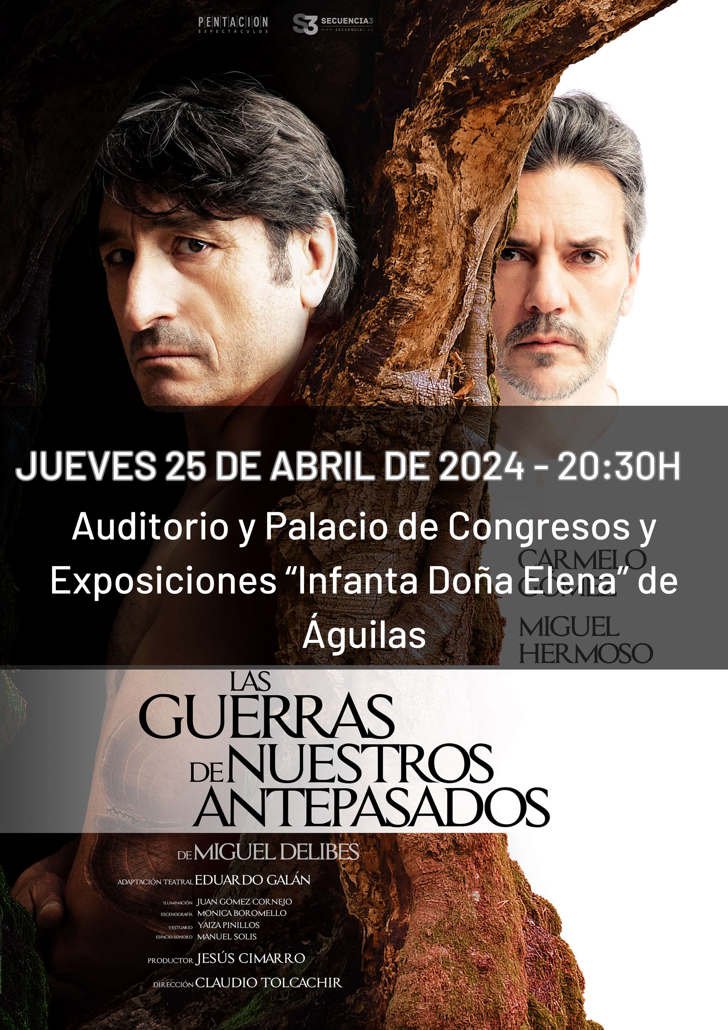 Ya están a la venta las entradas para la obra “Las guerras de nuestros antepasados”