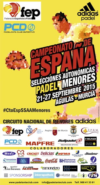 Águilas se prepara para acoger el Campeonato de España de Selecciones Autonómicas de Pádel de Menores