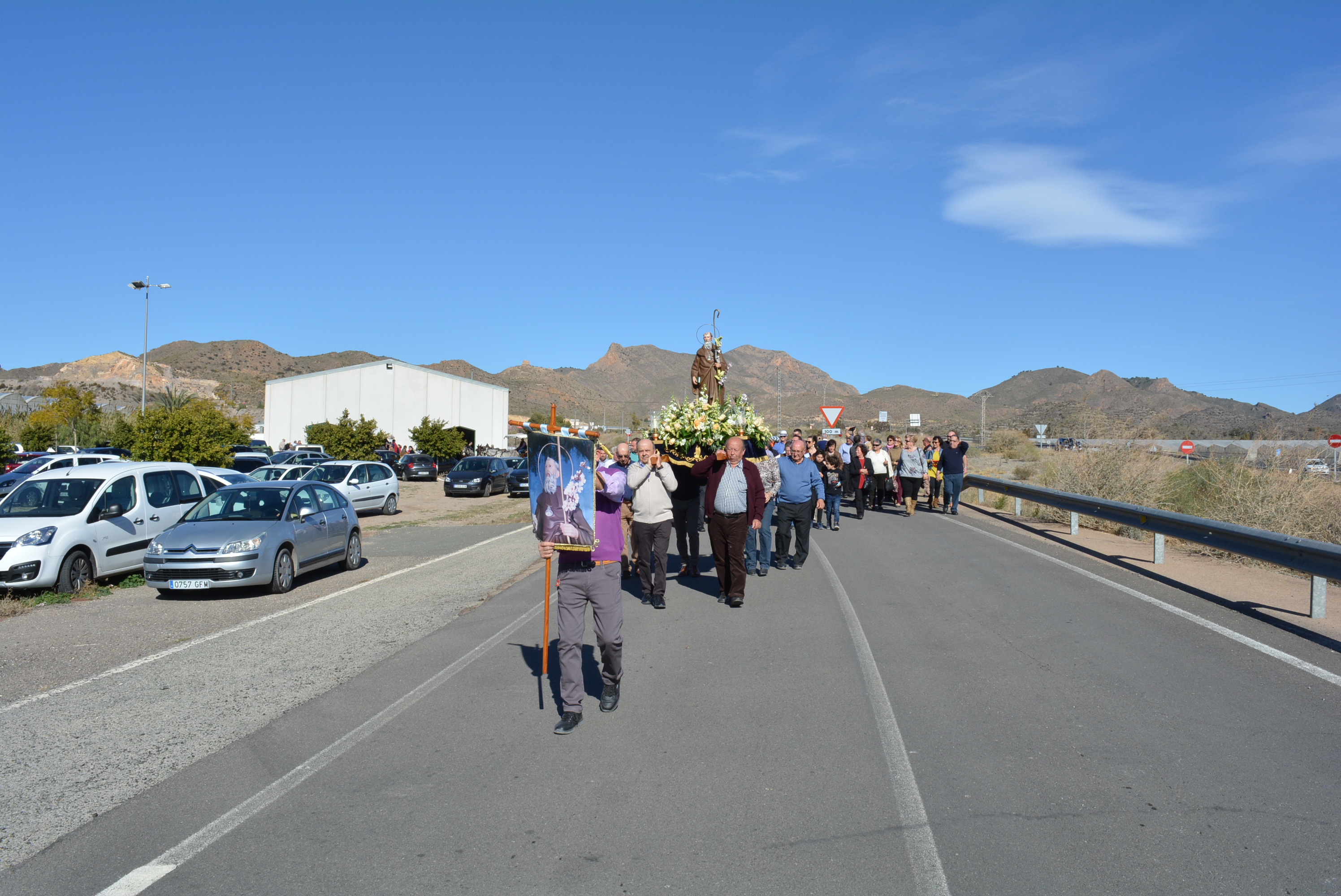 La pedanía de Tébar celebra su tradicional fiesta de San Antonio Abad