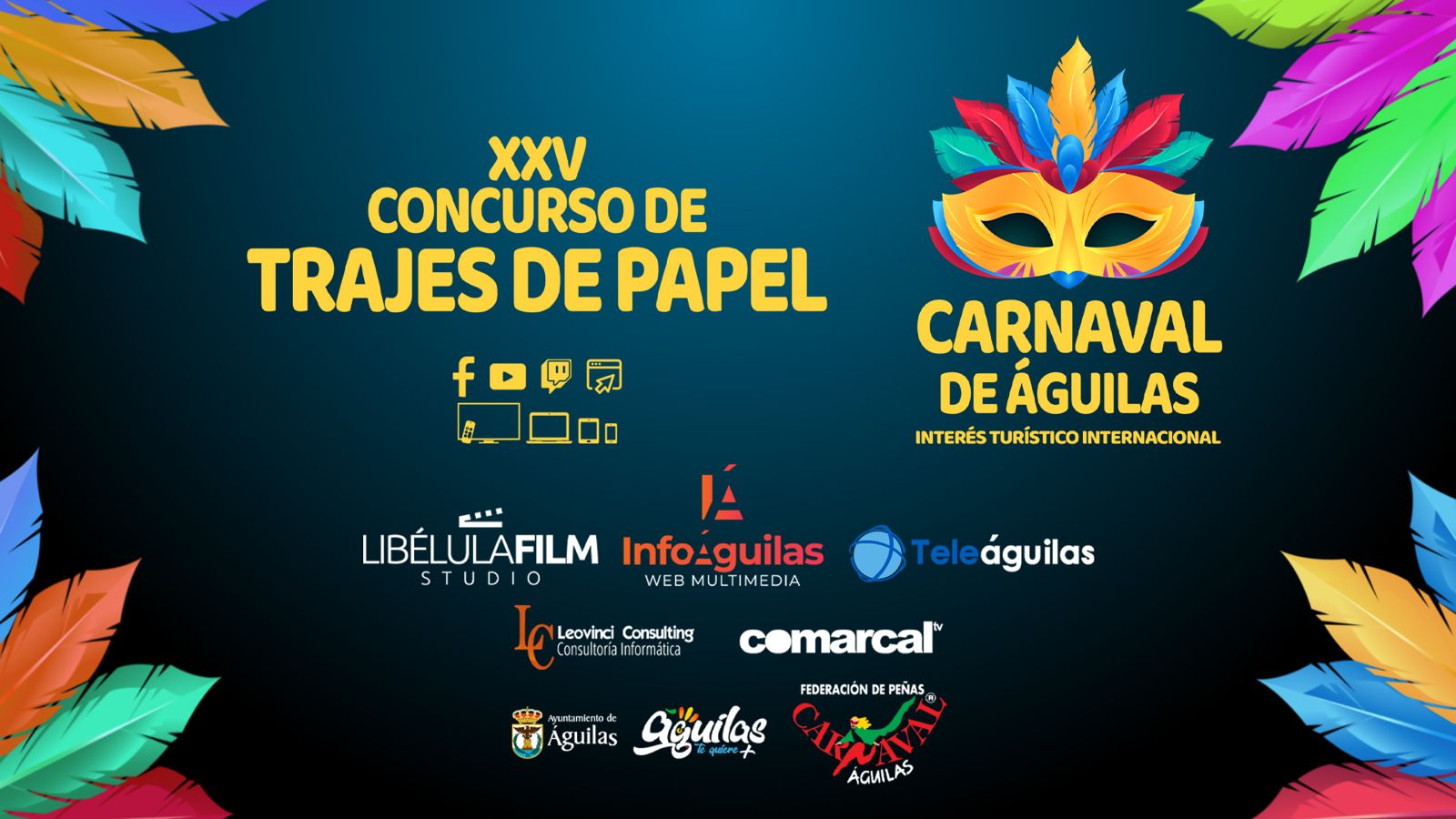 Retransmisión en directo - Concurso de Trajes de Papel del Carnaval de Águilas 2026