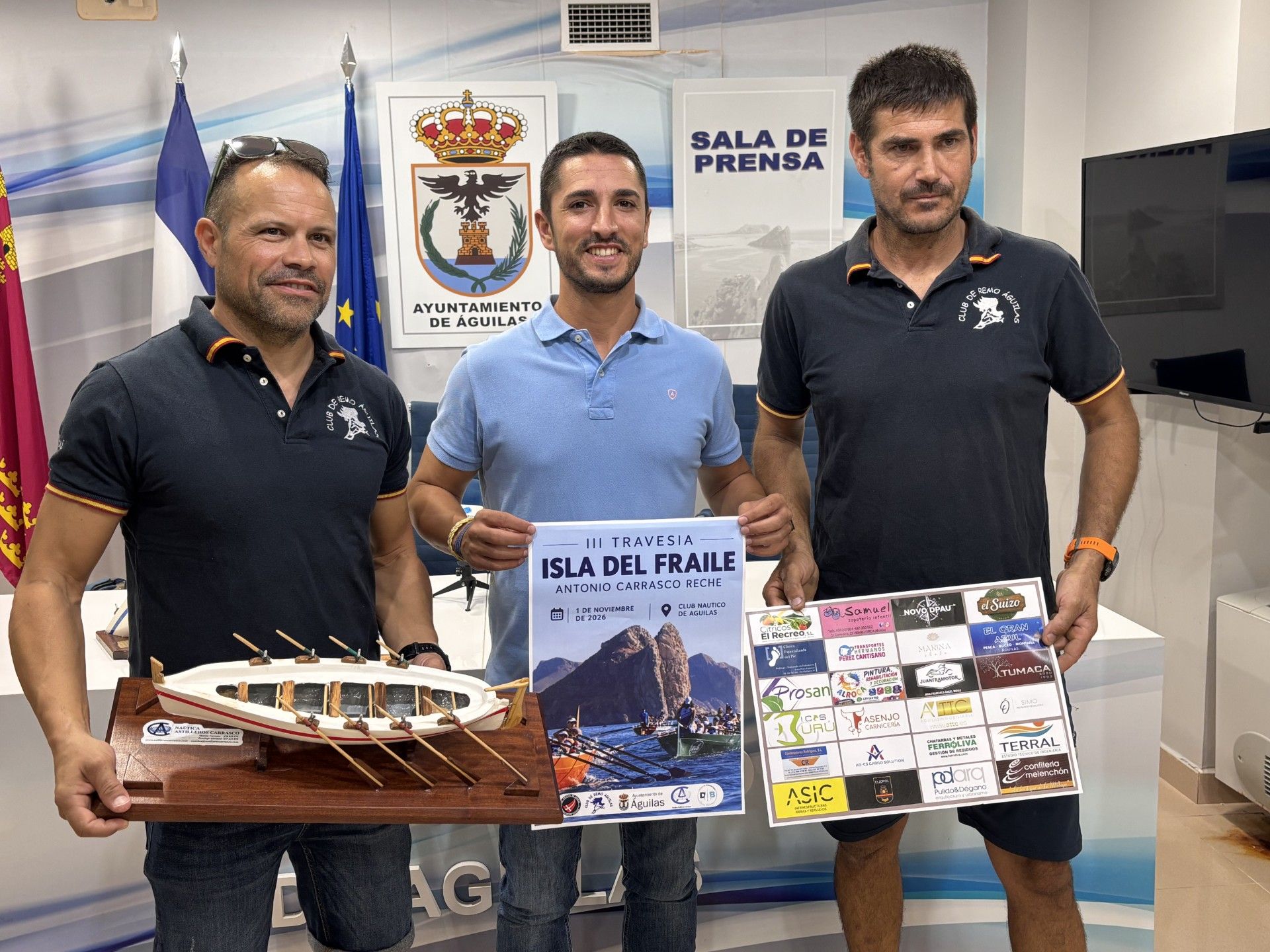 El Ayuntamiento de Águilas presenta la III Travesía Isla del Fraile, que se celebrará el próximo 1 de noviembre
