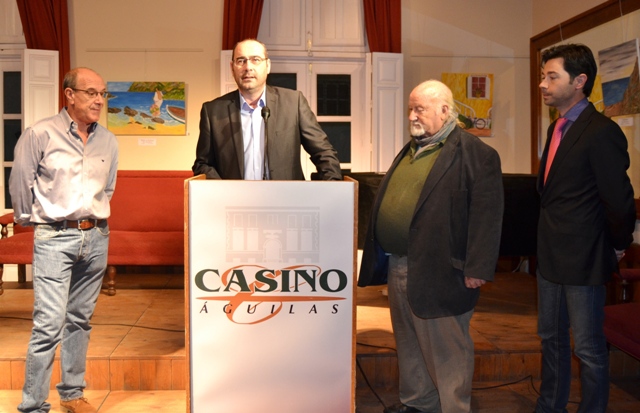 Ángel Javier Ortiz exhibe su obra en el Casino de Águilas