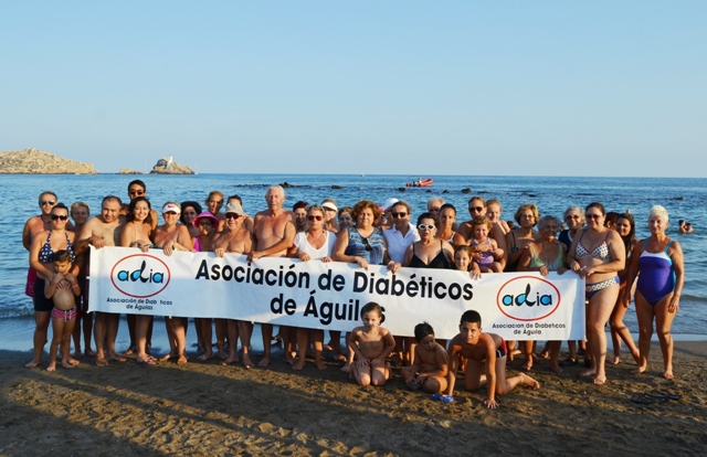 Jornada de Aquagym con la concejalía de Sanidad y la Asociación de Diabéticos de Águilas 