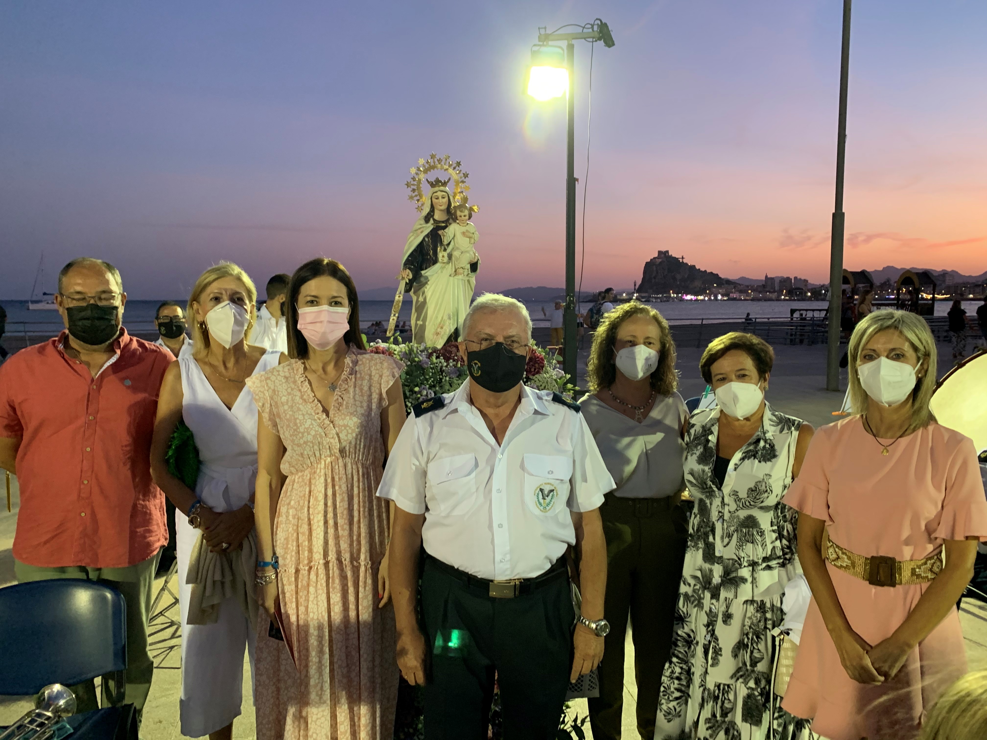 Ayer se celebró la tradicional Serenata a la Virgen del Carmen en la Explanada del Auditorio