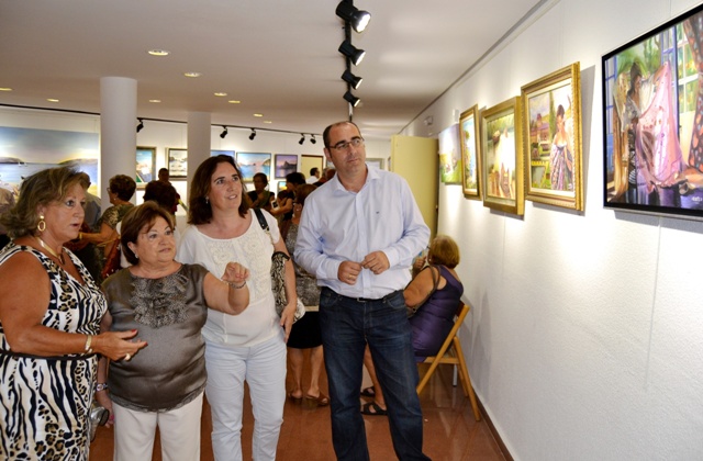 La artista Josefa Martínez Venteo expone en la Casa de Cultura Francisco Rabal de Águilas 