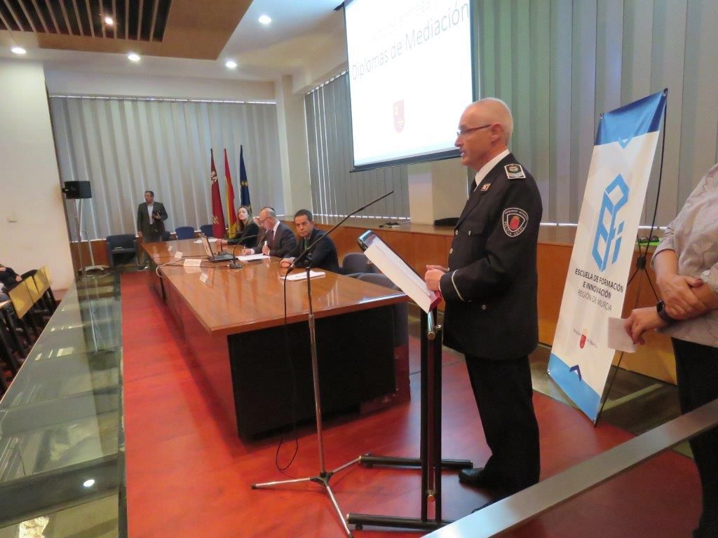 El sargento de Águilas, Andrés Lledó, nuevo presidente de la asociación murciana de jefes y directivos de la Policía 