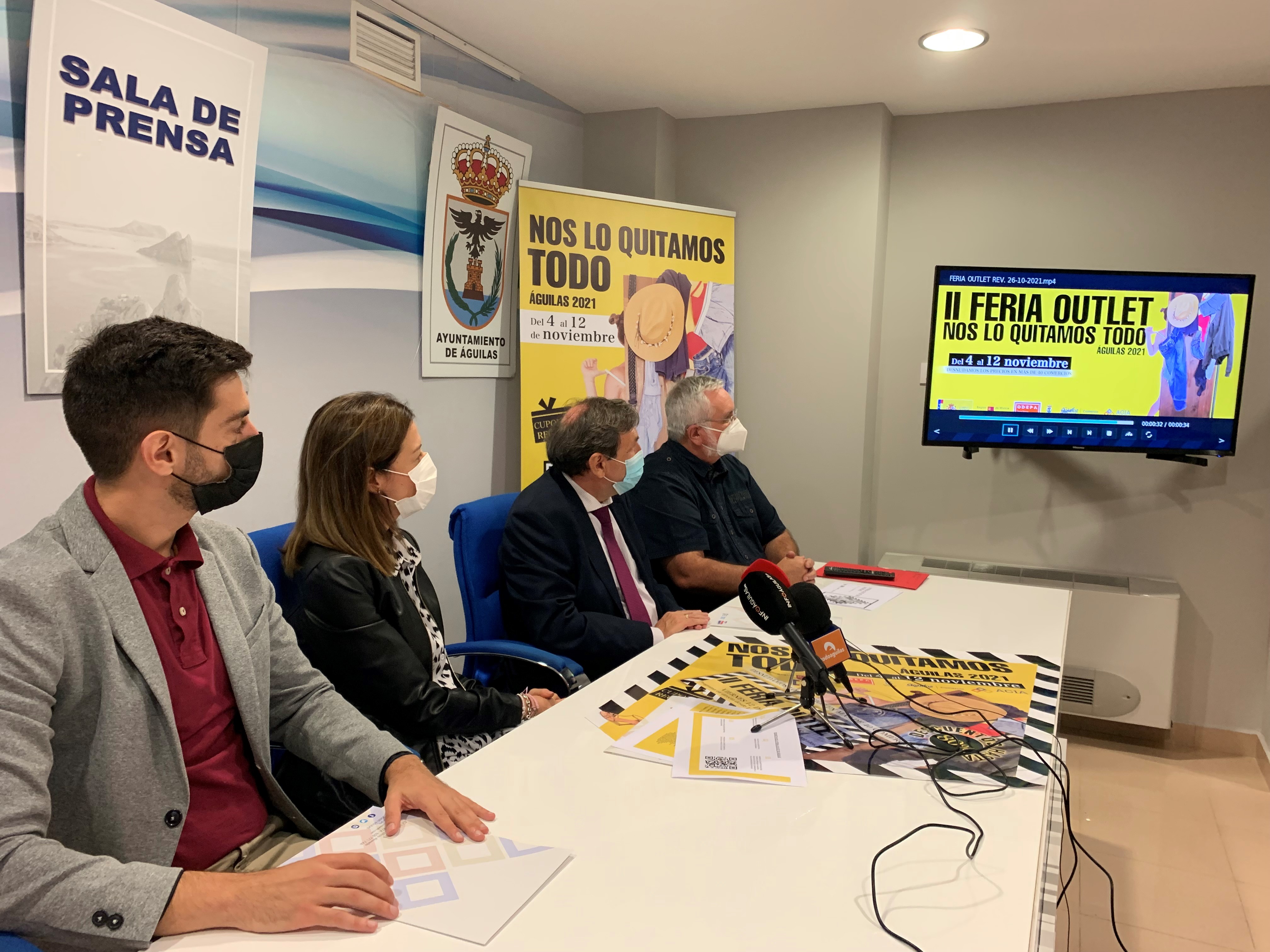 Del 4 al 12 de noviembre vuelve la II Feria Outlet en abierto en Águilas  