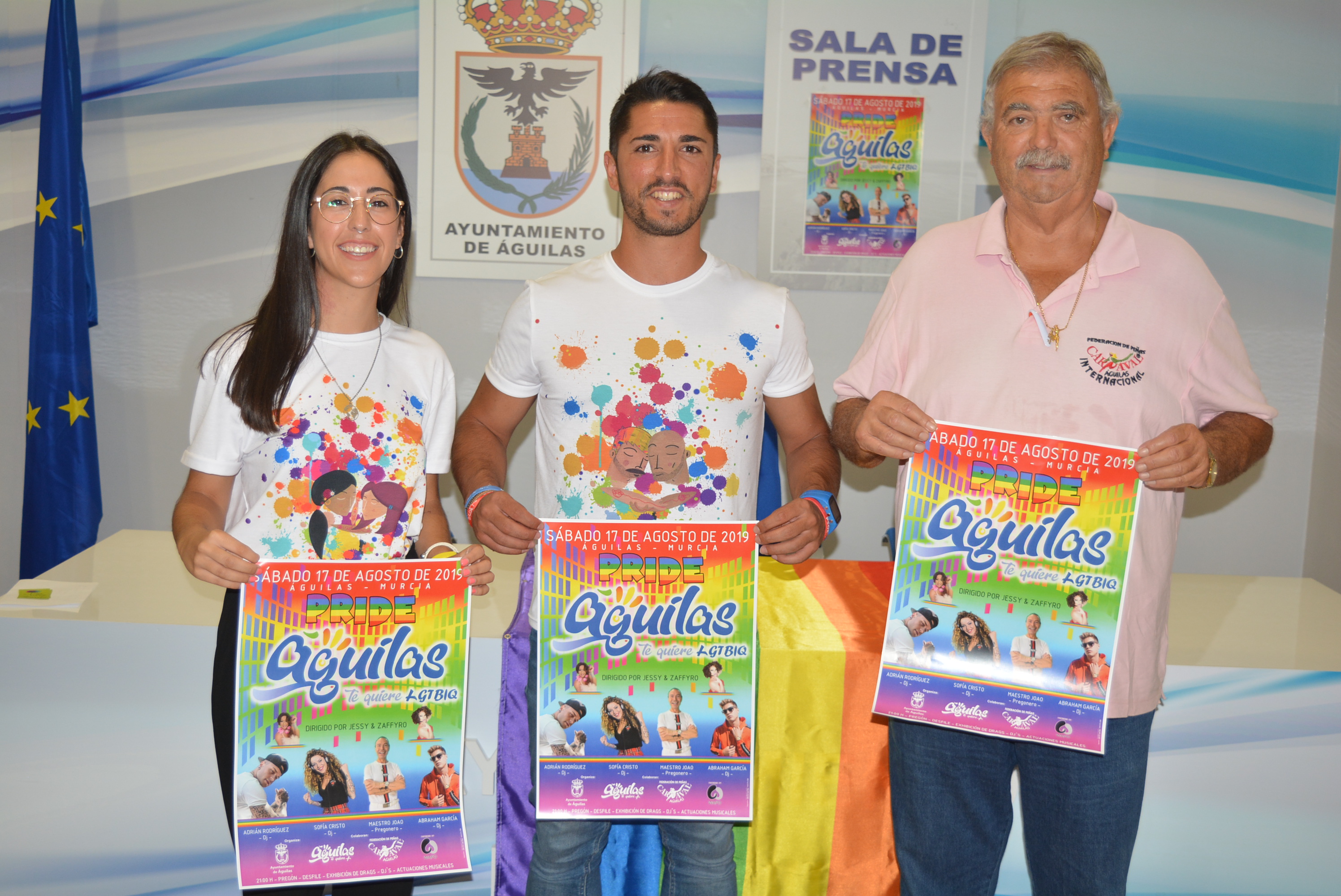 Una marcha reivindicativa centrará los actos del I Pride Águilas que se celebrará el 17 de agosto