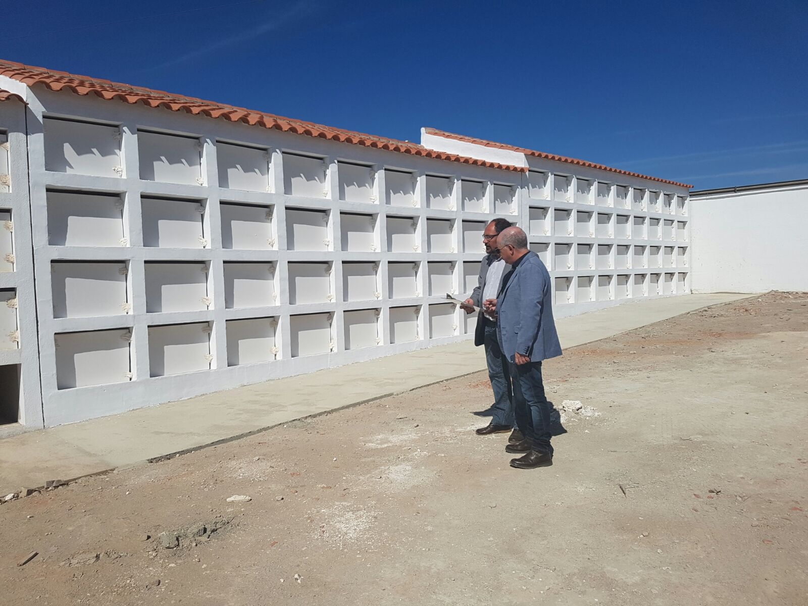 El Cementerio Municipal su amplía con 72 nuevos nichos
