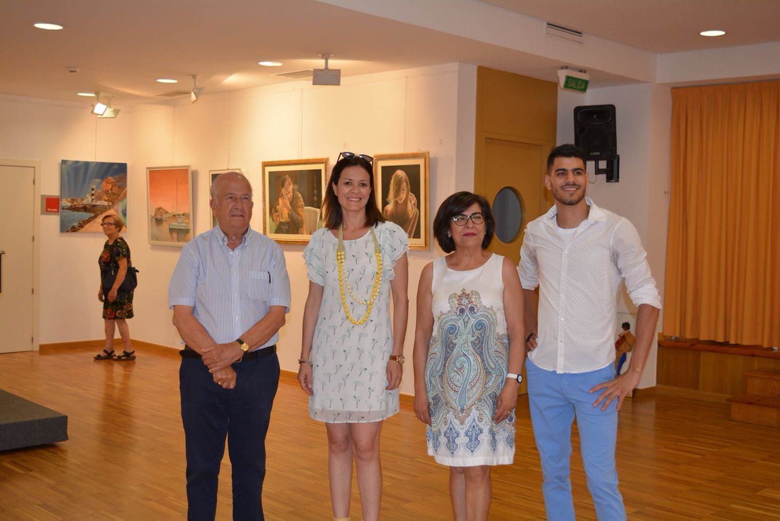 Julio Ruiz y César Pons exponen su obra en el aula de cultura de la Fundación Cajamurcia