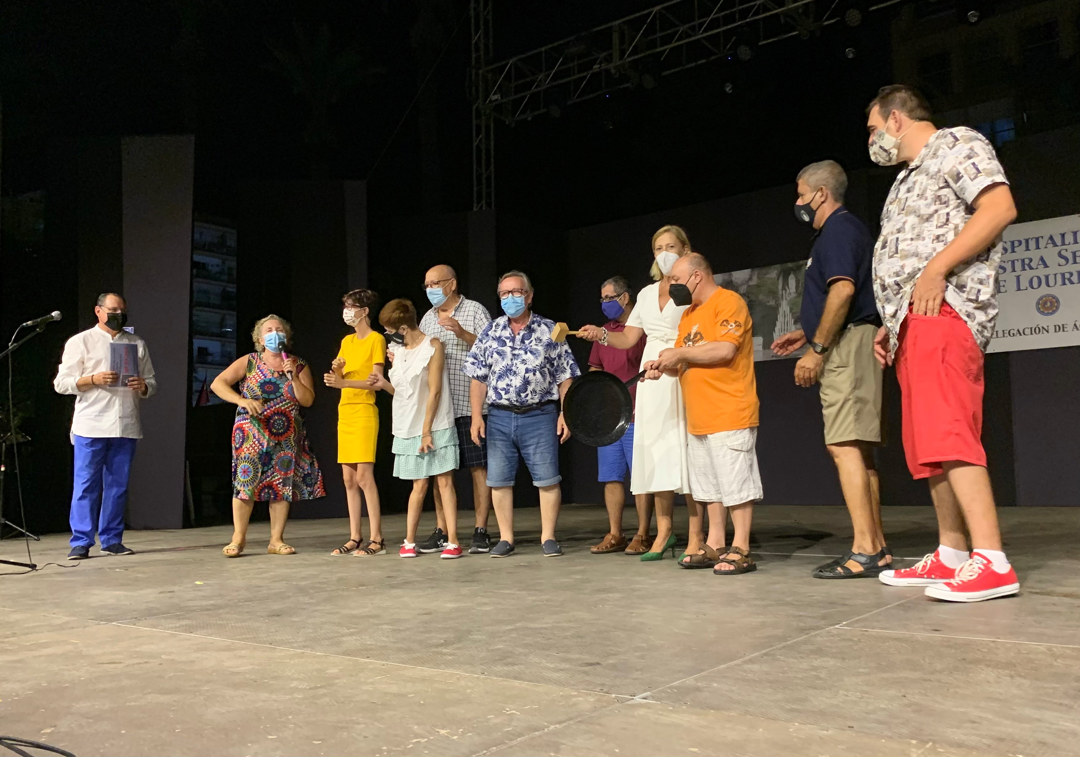 La Hospitalidad de Lourdes celebró anoche su tradicional Sartenazo a beneficio de los enfermos