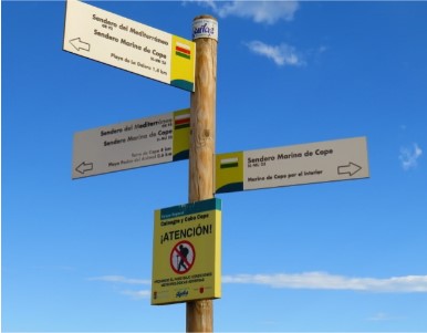 Águilas impulsa el turismo activo con el mantenimiento y mejora de la red de senderos naturales y con el desarrollo de una app sobre rutas 