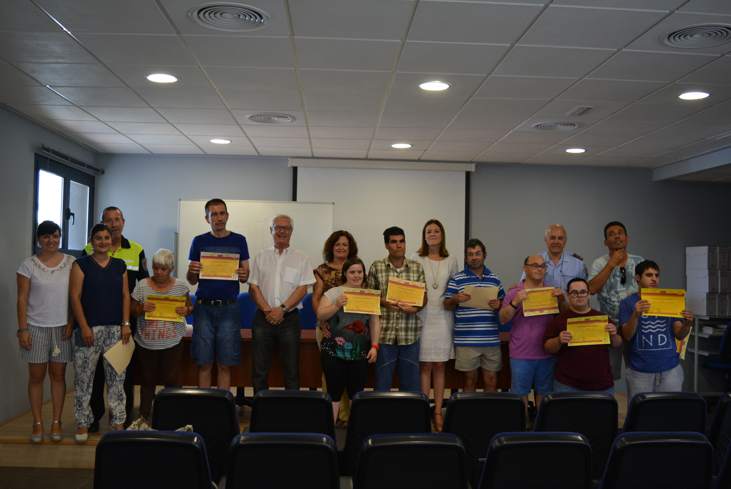 Concluyen las XVI Jornadas de Educación Vial para usuarios del Centro Ocupacional Urci