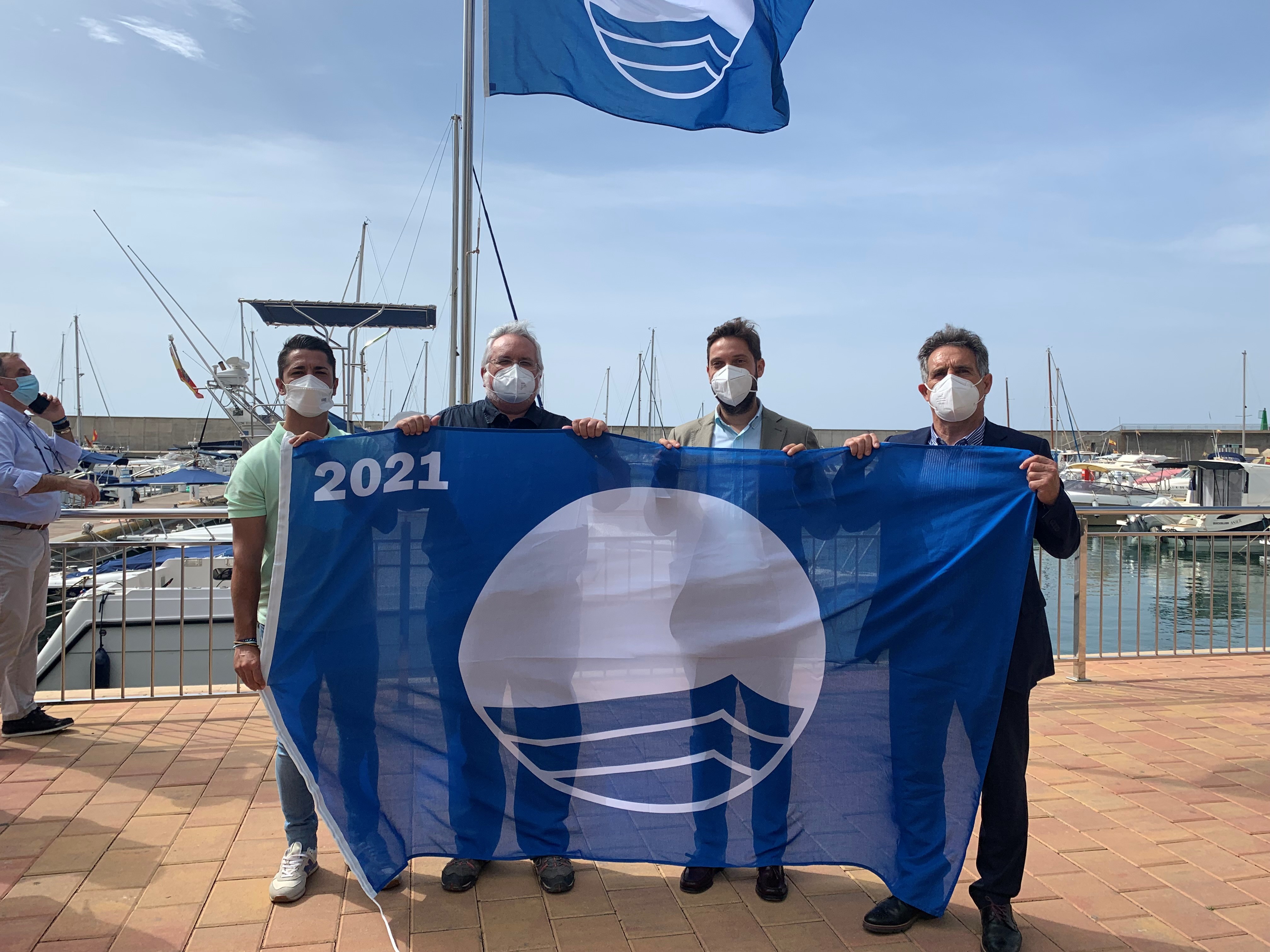 Águilas acoge el acto de entrega de banderas azules de la Región de Murcia