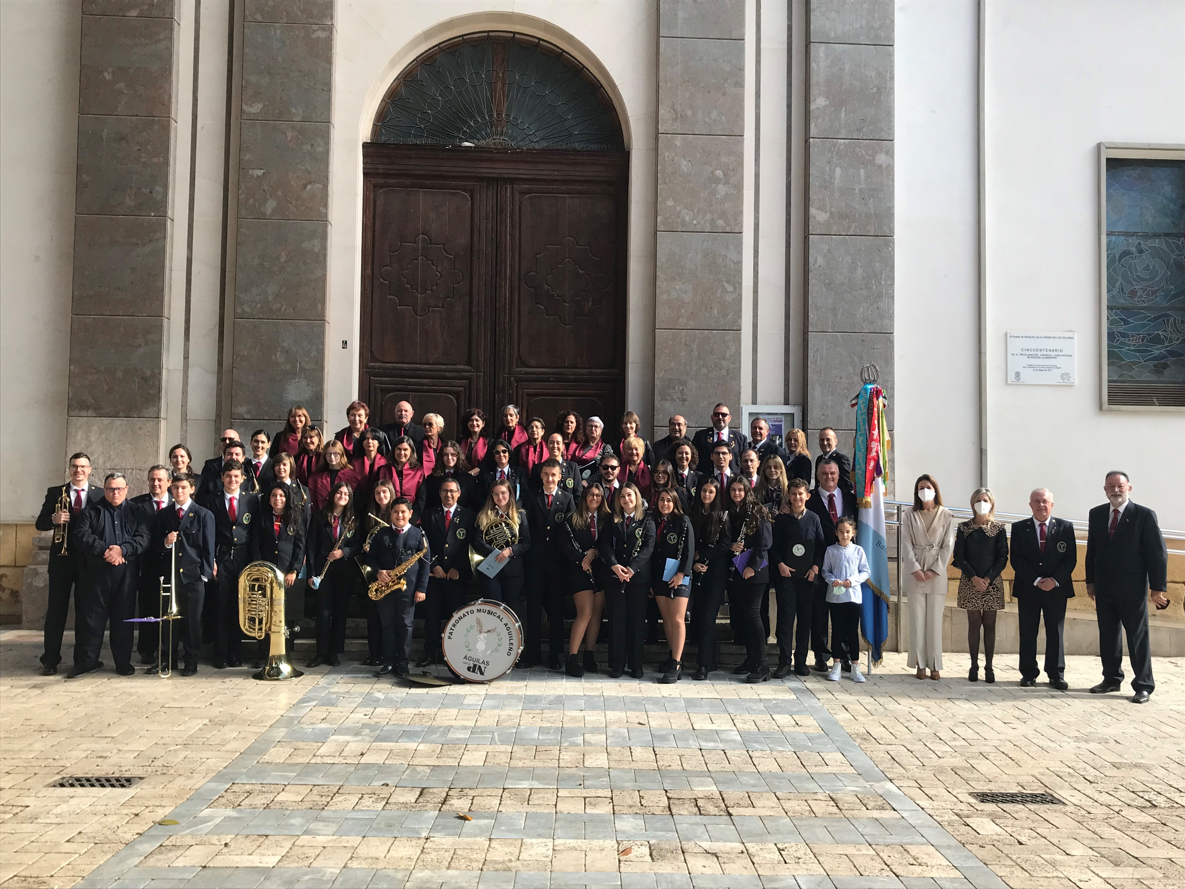 El Patronato Musical Aguileño conmemora la festividad de su Patrona 