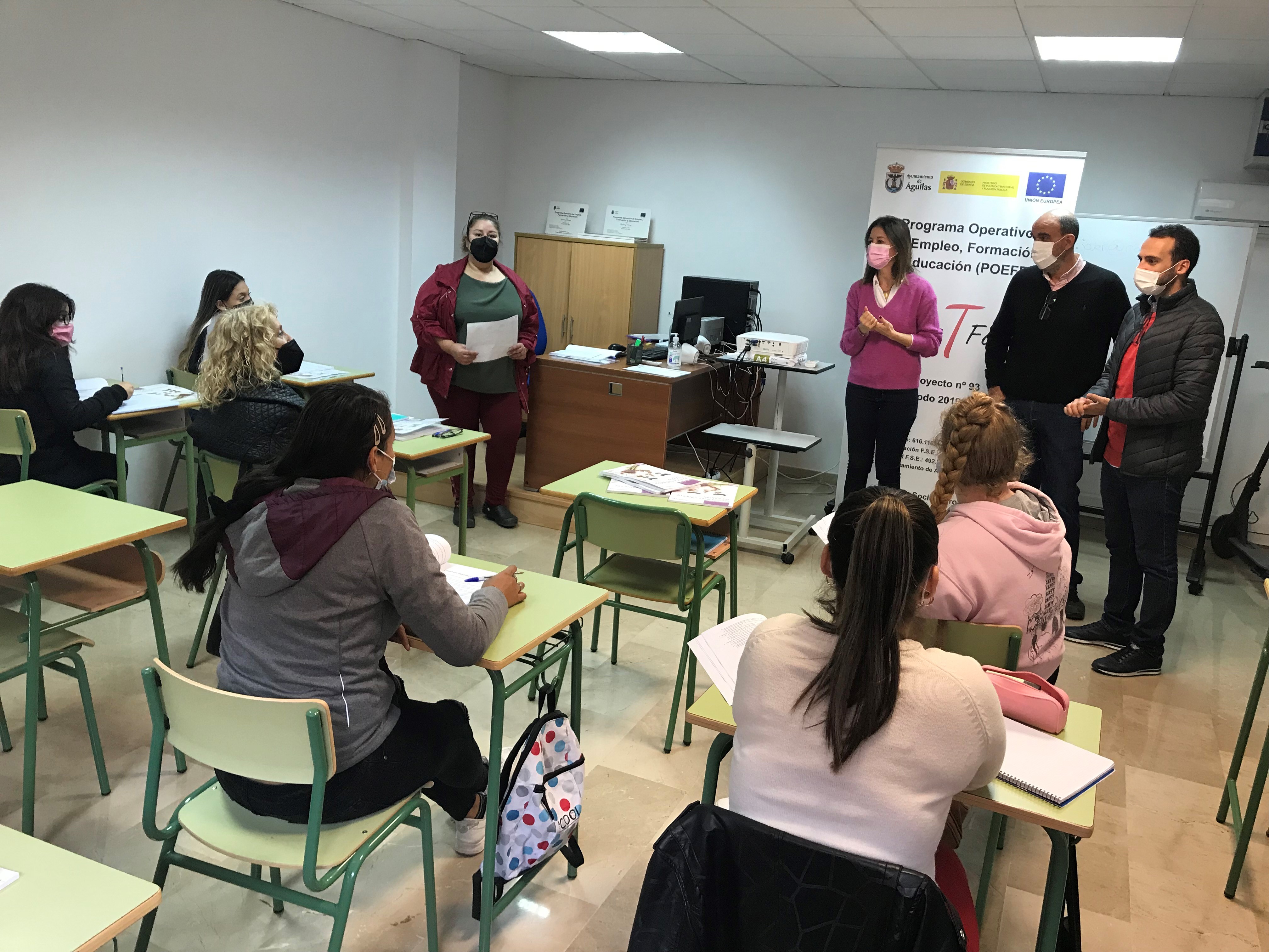 Esta semana ha dado comienzo un nuevo itinerario del Programa Operativo de Empleo, Formación y Educación (POEFE) Águilas T-Forma