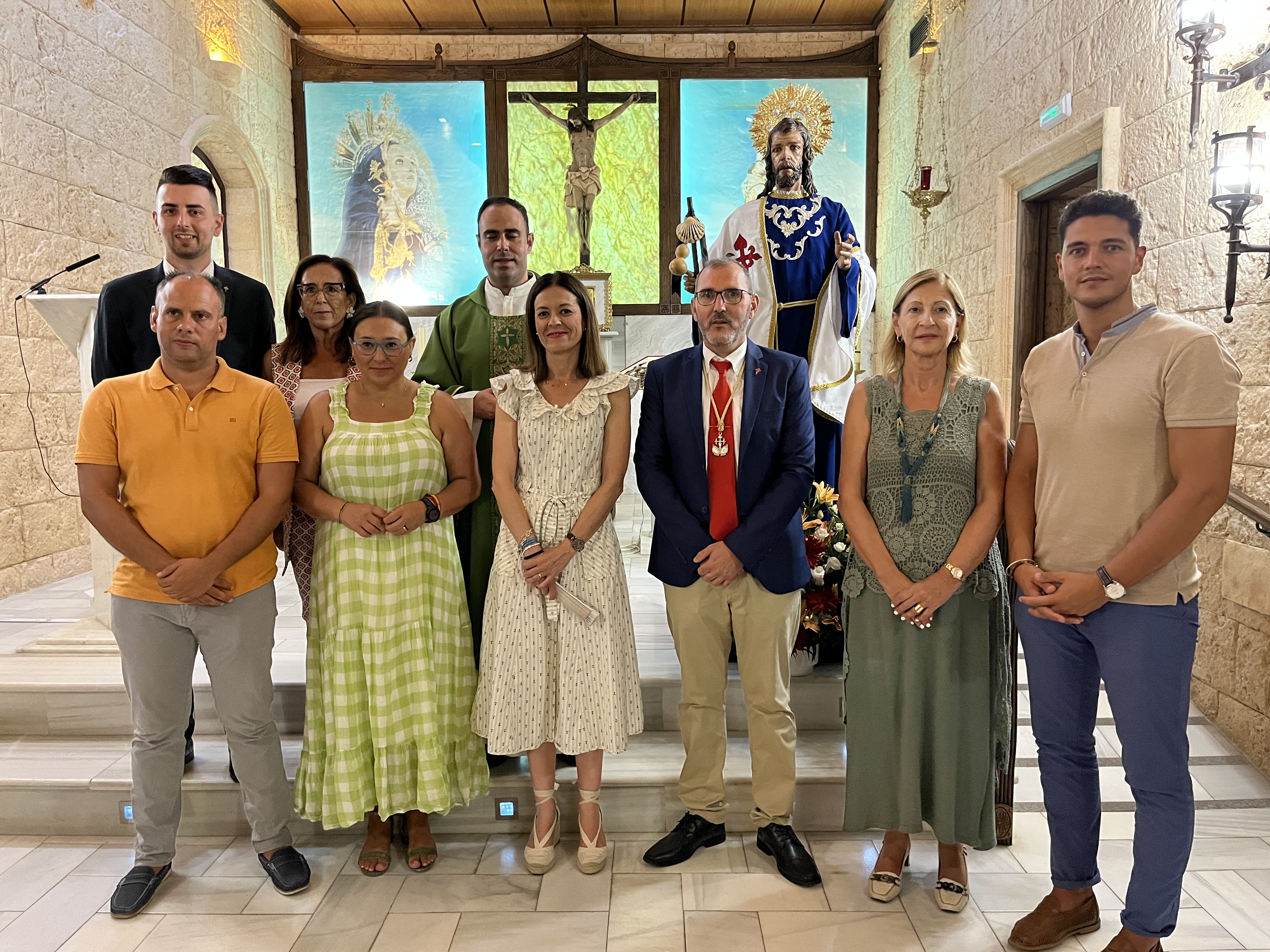 Bendición de la nueva corona de la imagen del Apóstol Santiago