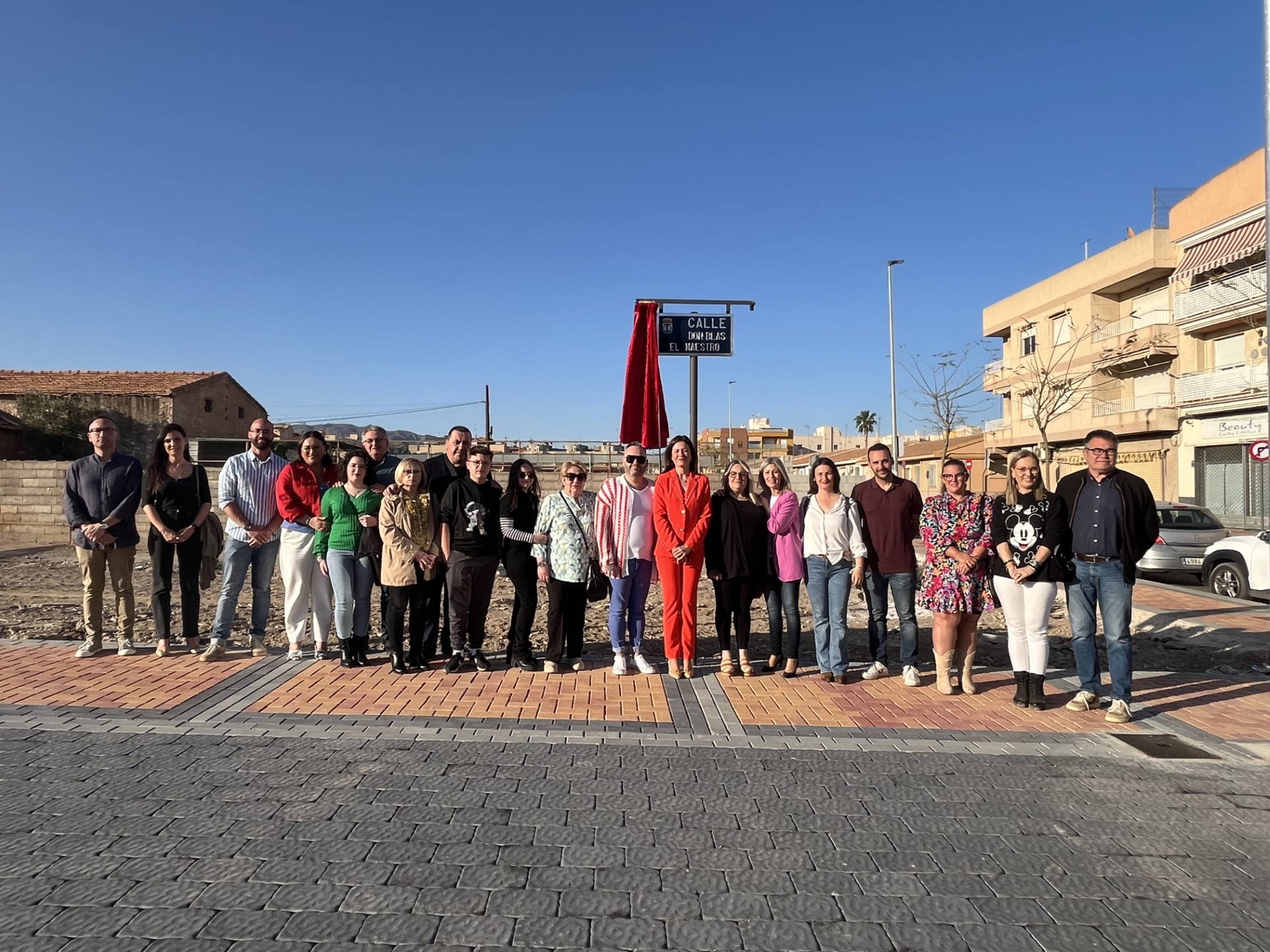 Don Blas “El maestro” cuenta ya con una calle con su nombre en Águilas