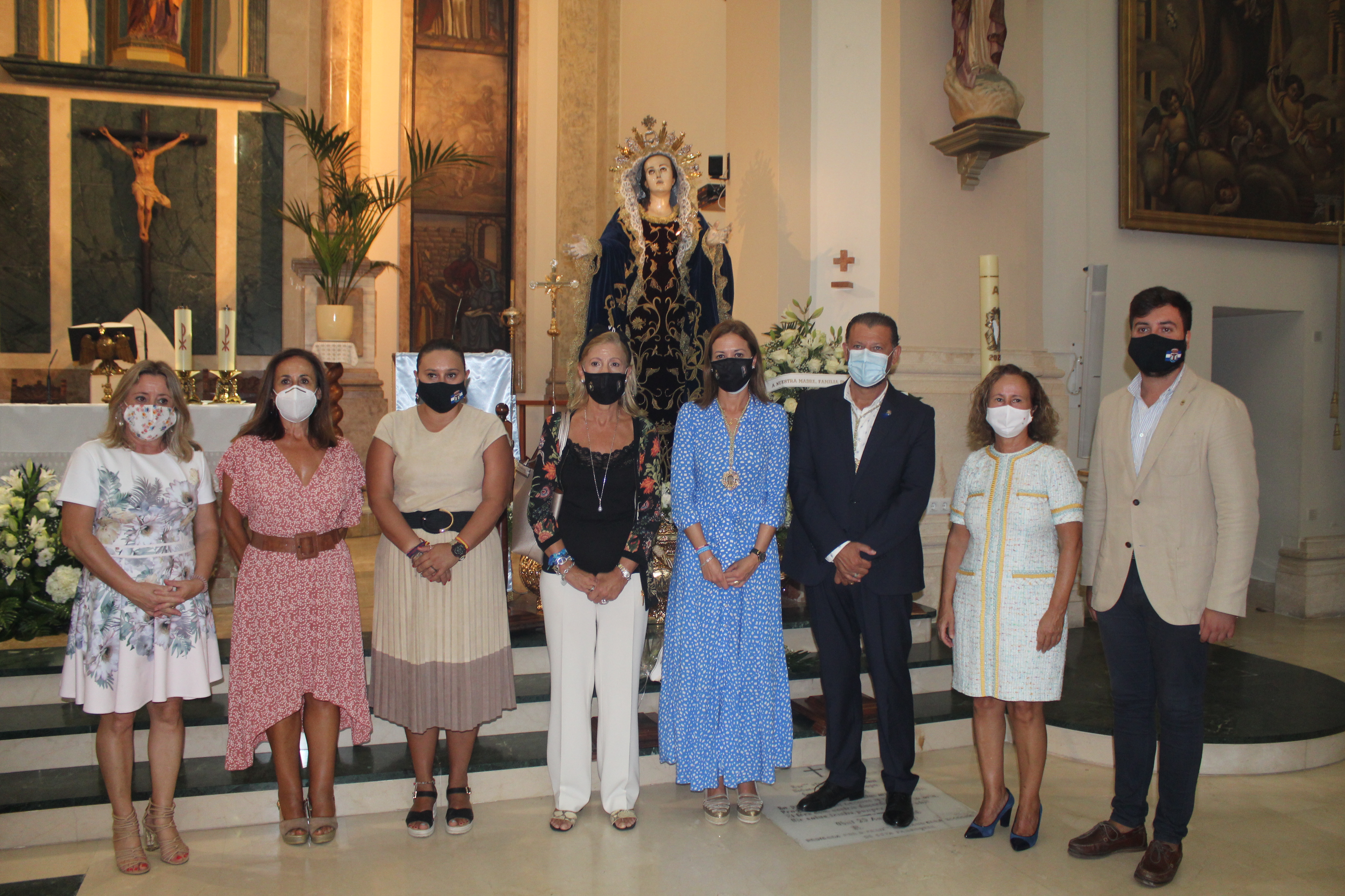 La iglesia de San José acoge una celebración religiosa en honor a la Patrona de Águilas