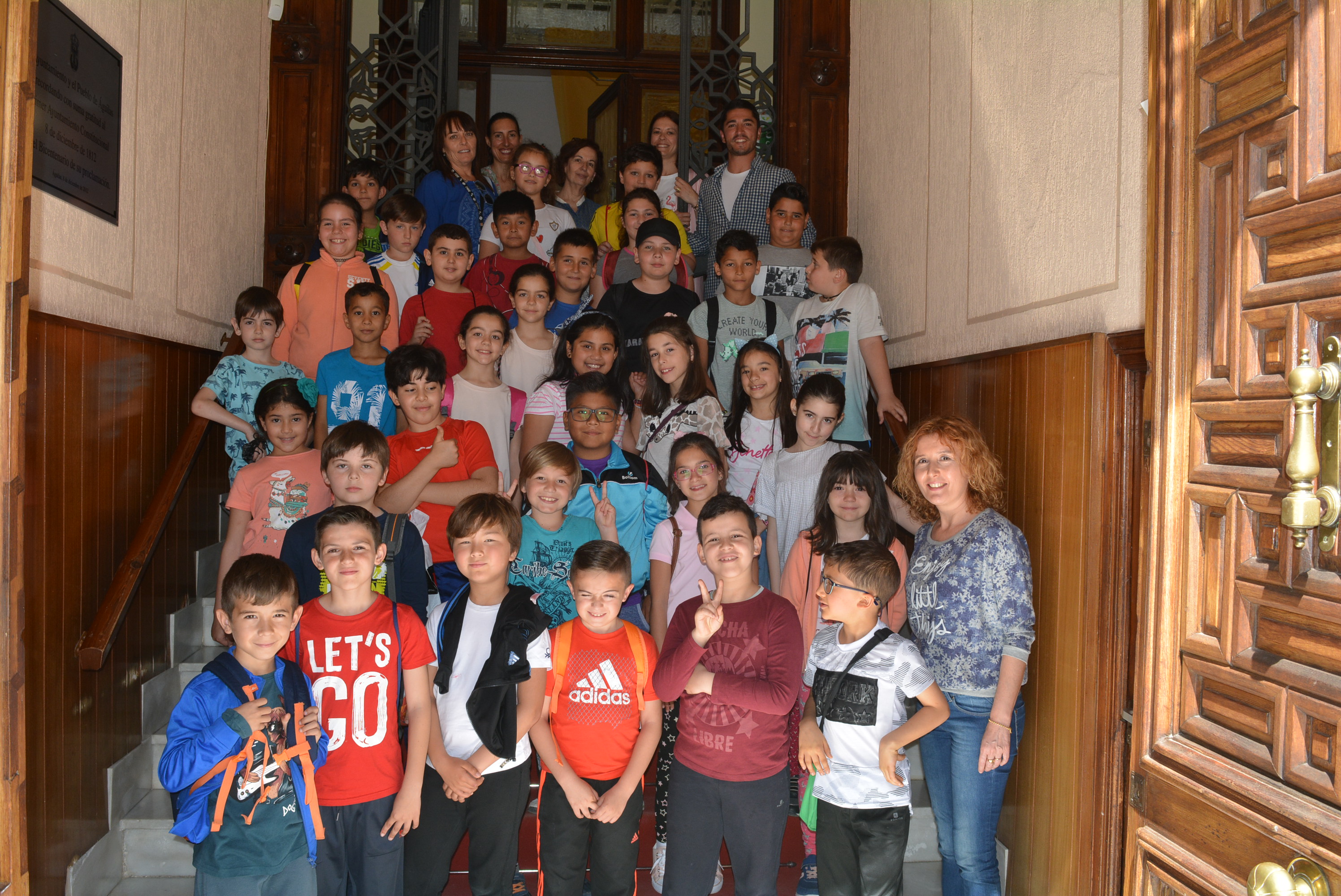 Los alumnos de 3º de Primaria del colegio Mediterráneo visitan el Ayuntamiento