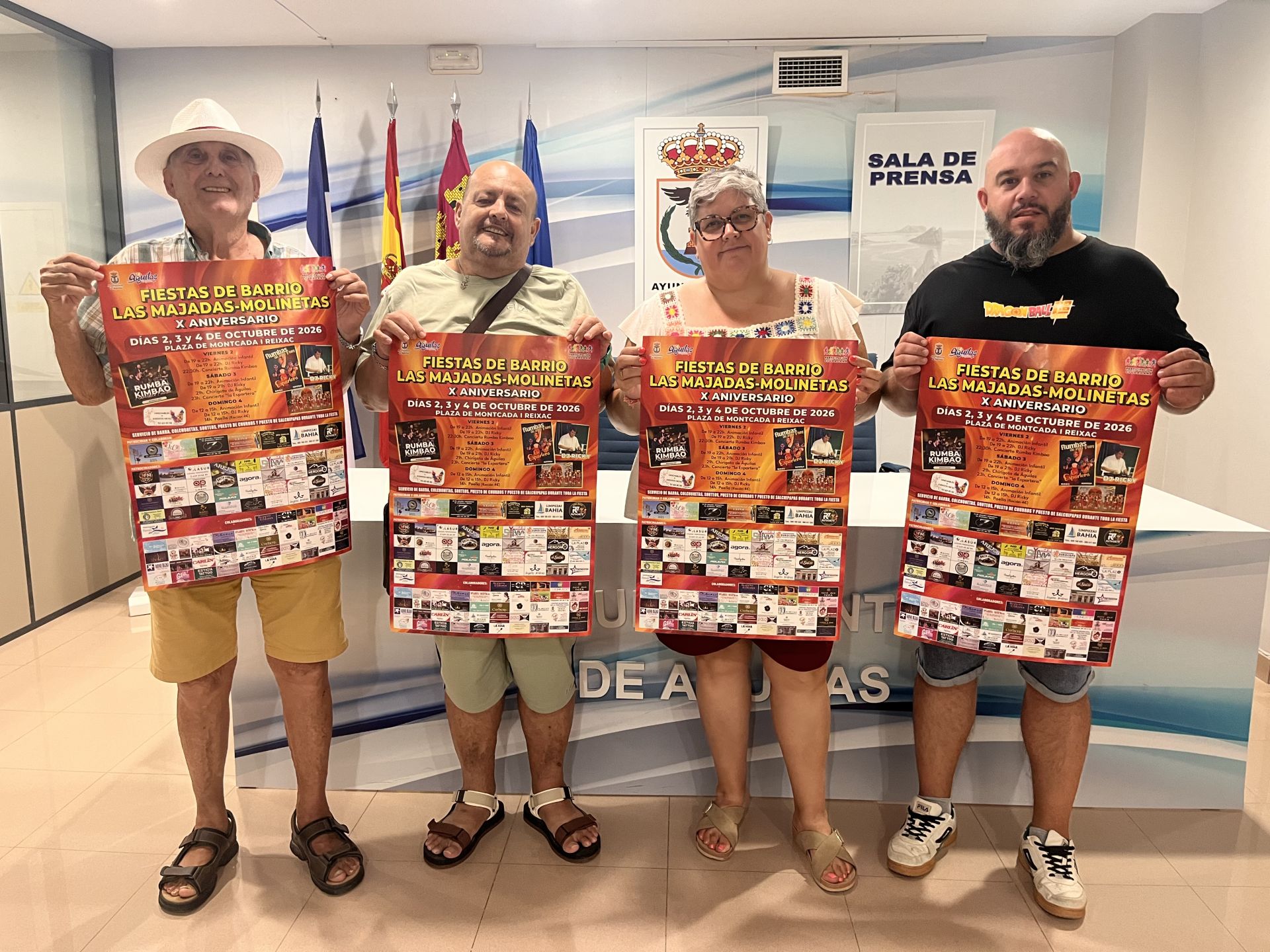 La Junta Vecinal de Las Majadas-Molinetas celebrará el X aniversario de sus Fiestas de Barrio