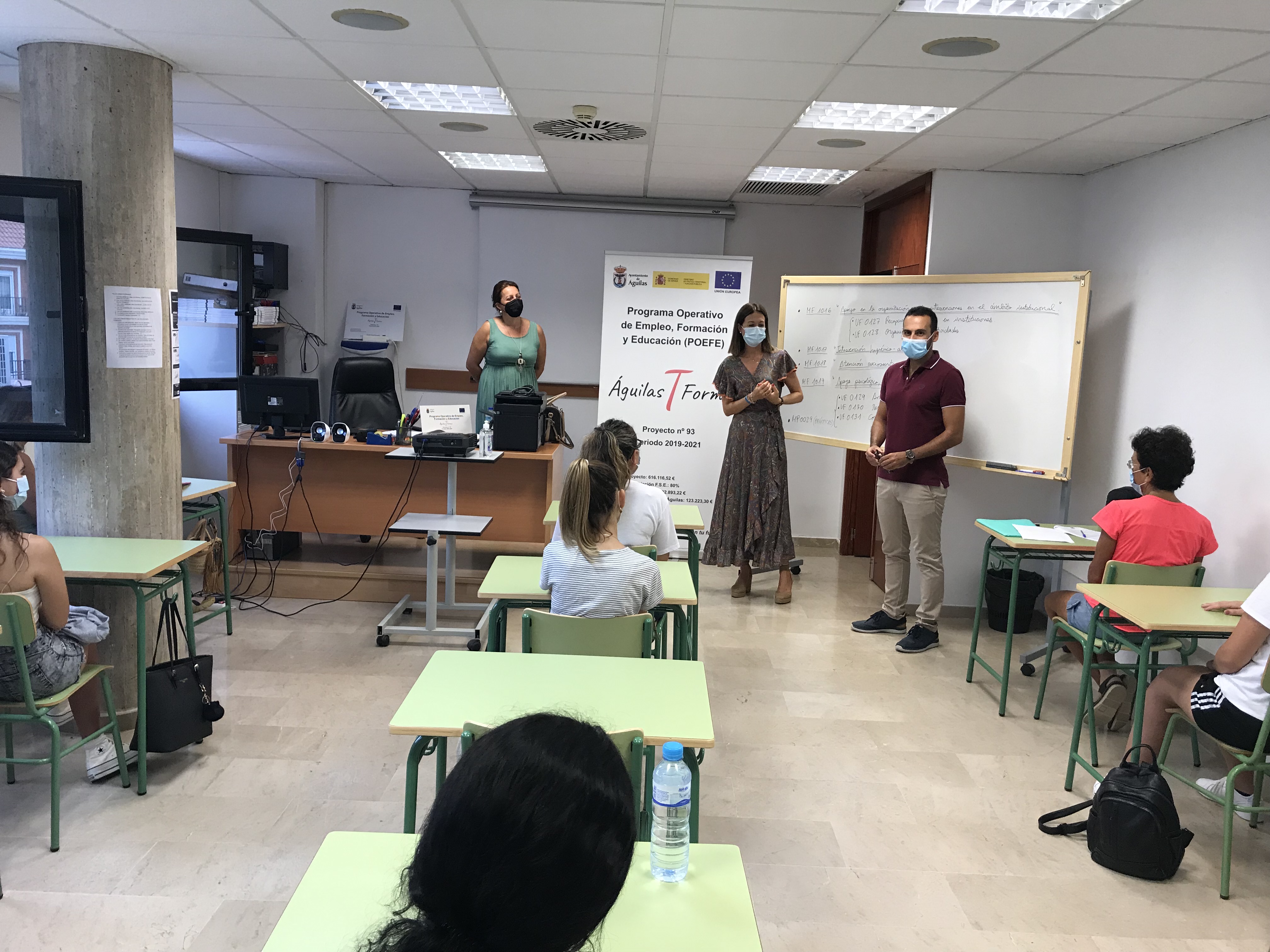 Esta mañana han dado comienzo dos nuevos itinerarios del Programa Operativo de Empleo, Formación y Educación (POEFE) Águilas T-Forma