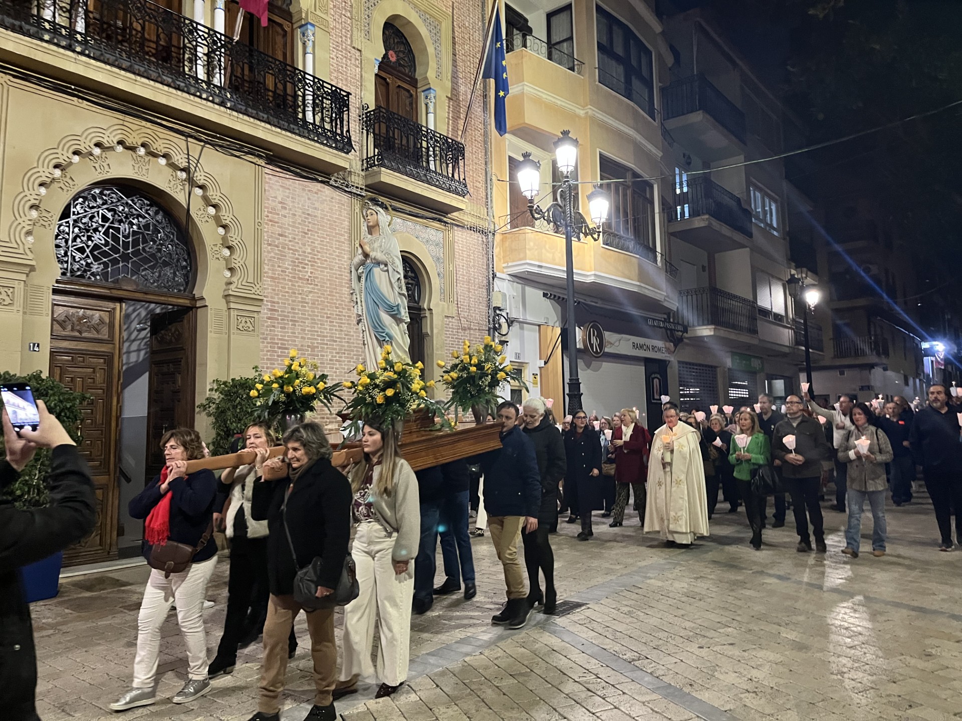 La Hospitalidad de Lourdes celebra su tradicional procesión de las antorchas