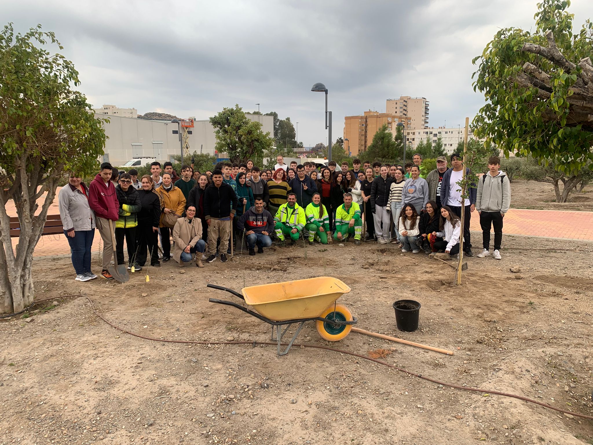 El IES Europa se suma al proyecto de reforestación Fife Terra