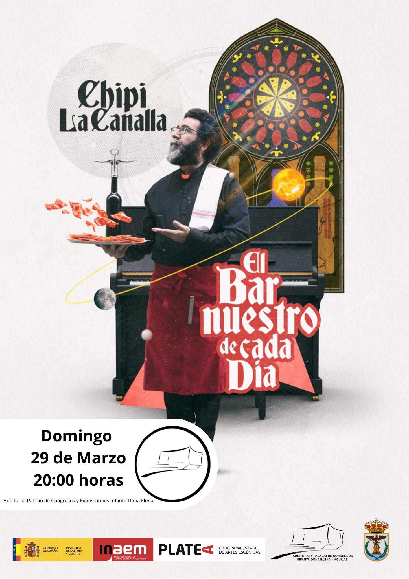 “El bar nuestro de cada día” llega al Auditorio el próximo domingo