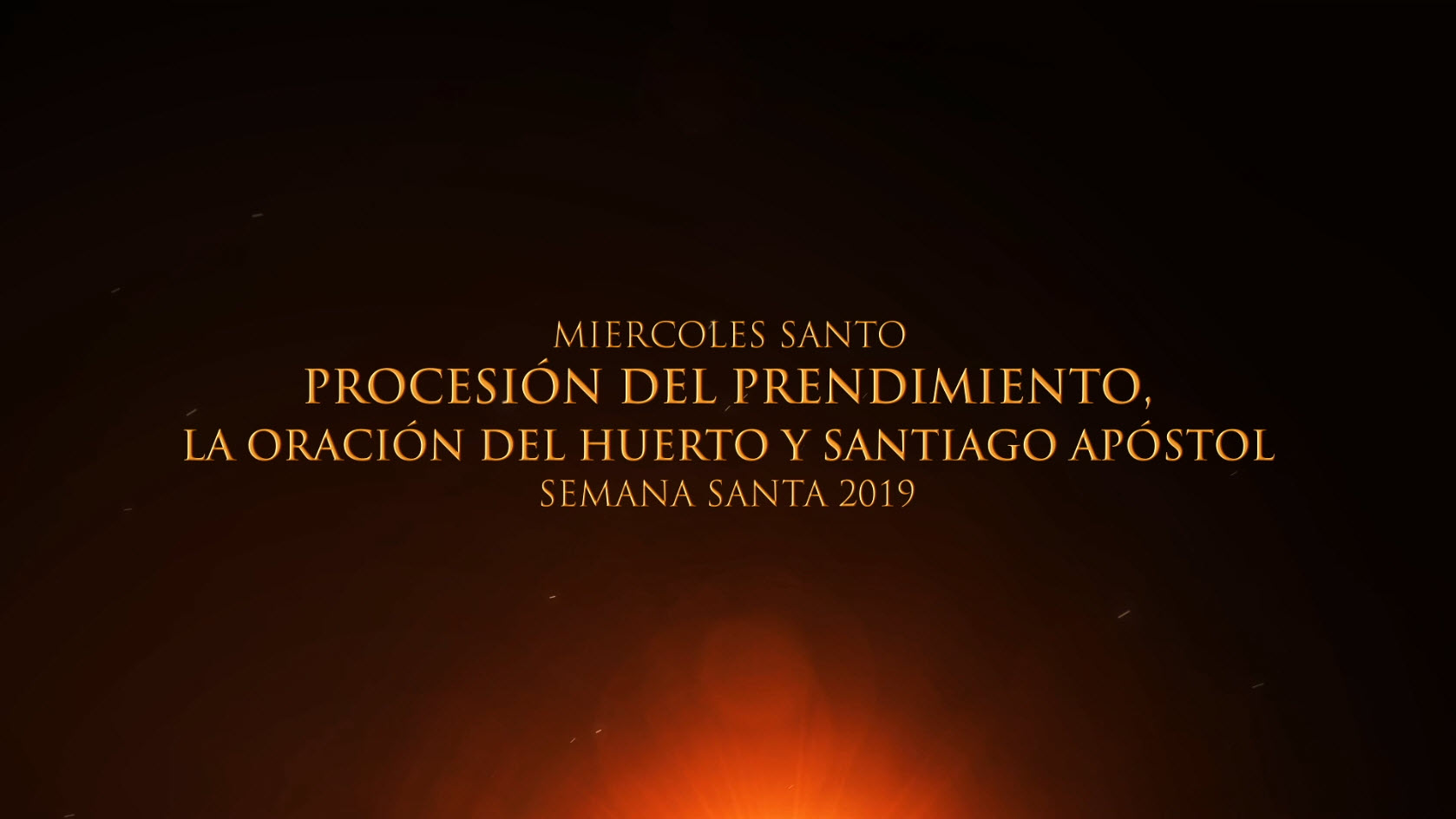 Miercoles Santo, Procesión del Prendimiento, La Oración del Huerto y Santiago Apostol, Semana Santa Águilas 2019