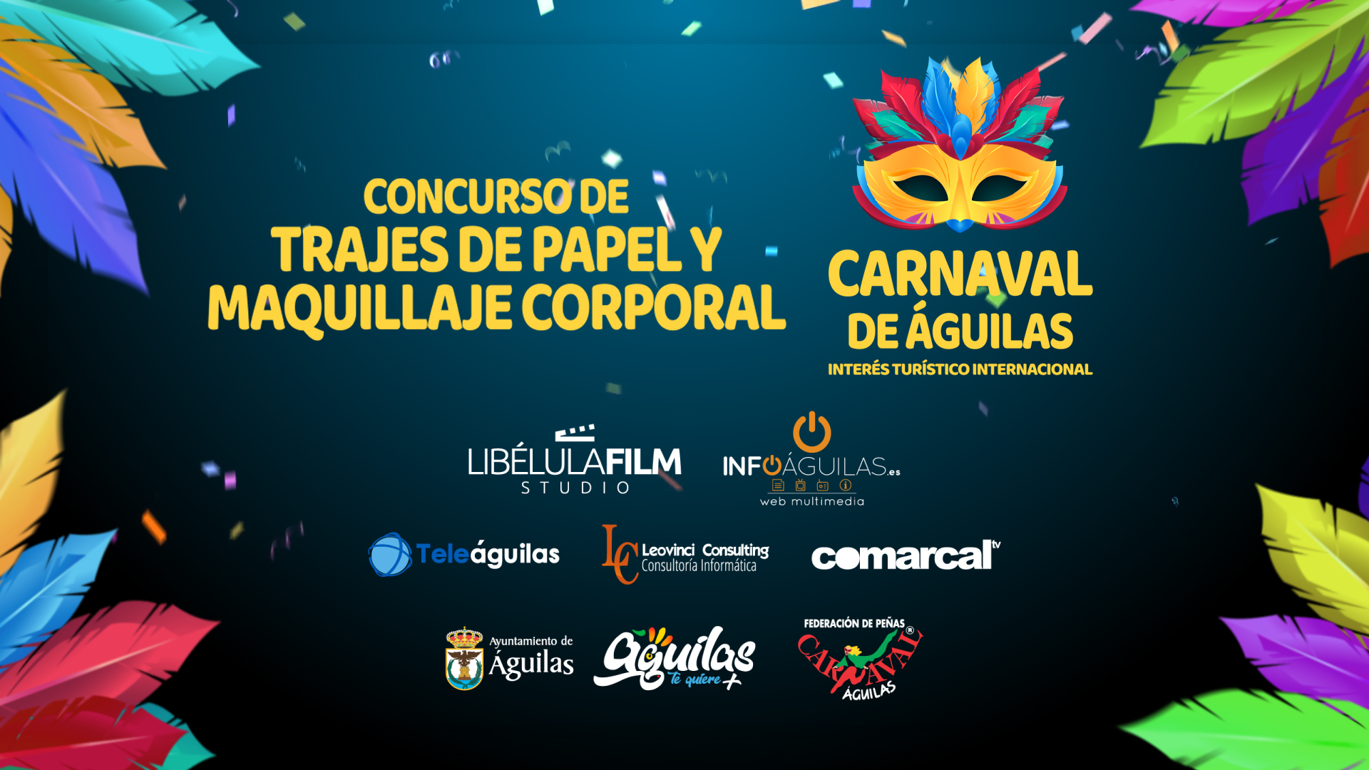 Concurso de Trajes de Papel y Maquillaje Corporal del Carnaval de Águilas 2025