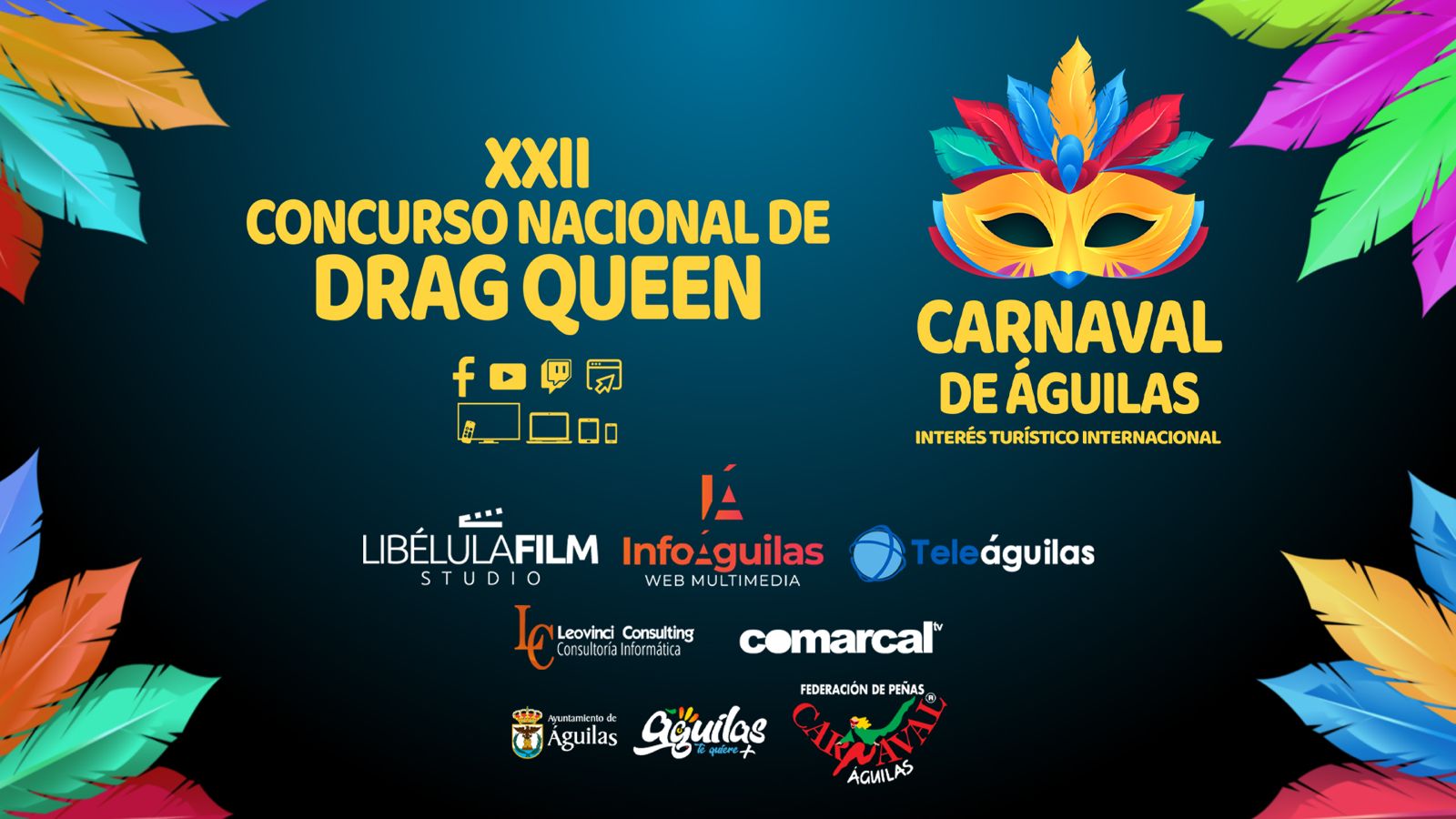 Gala en Directo XXII Concurso Nacional de Drag Queen Carnaval de Águilas 2026