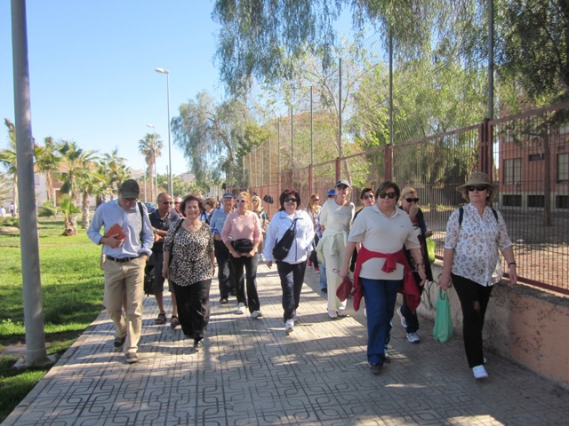 Ruta a pie por las zonas verdes de Águilas para conmemorar el Día Mundial de la Salud