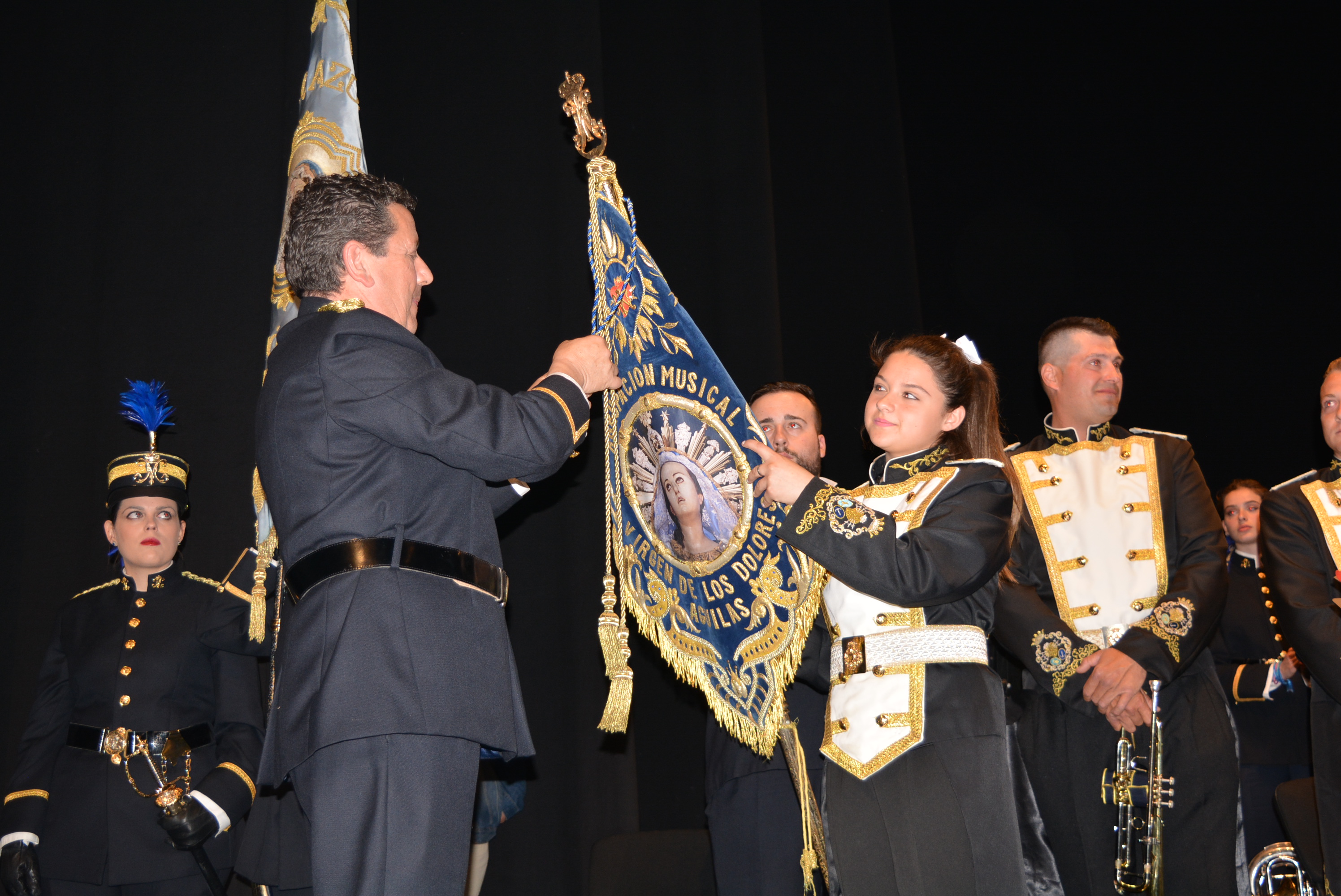 Mater Dolorosa de Lorca y la Agrupación aguileña Virgen de los Dolores se hermanan en el XIV Certamen de Agrupaciones Musicales Ciudad de Águilas