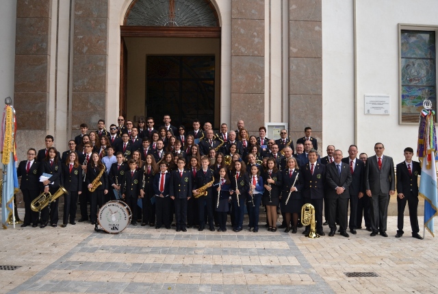 Espectacular cierre de los actos en honor a Santa Cecilia en Águilas  
