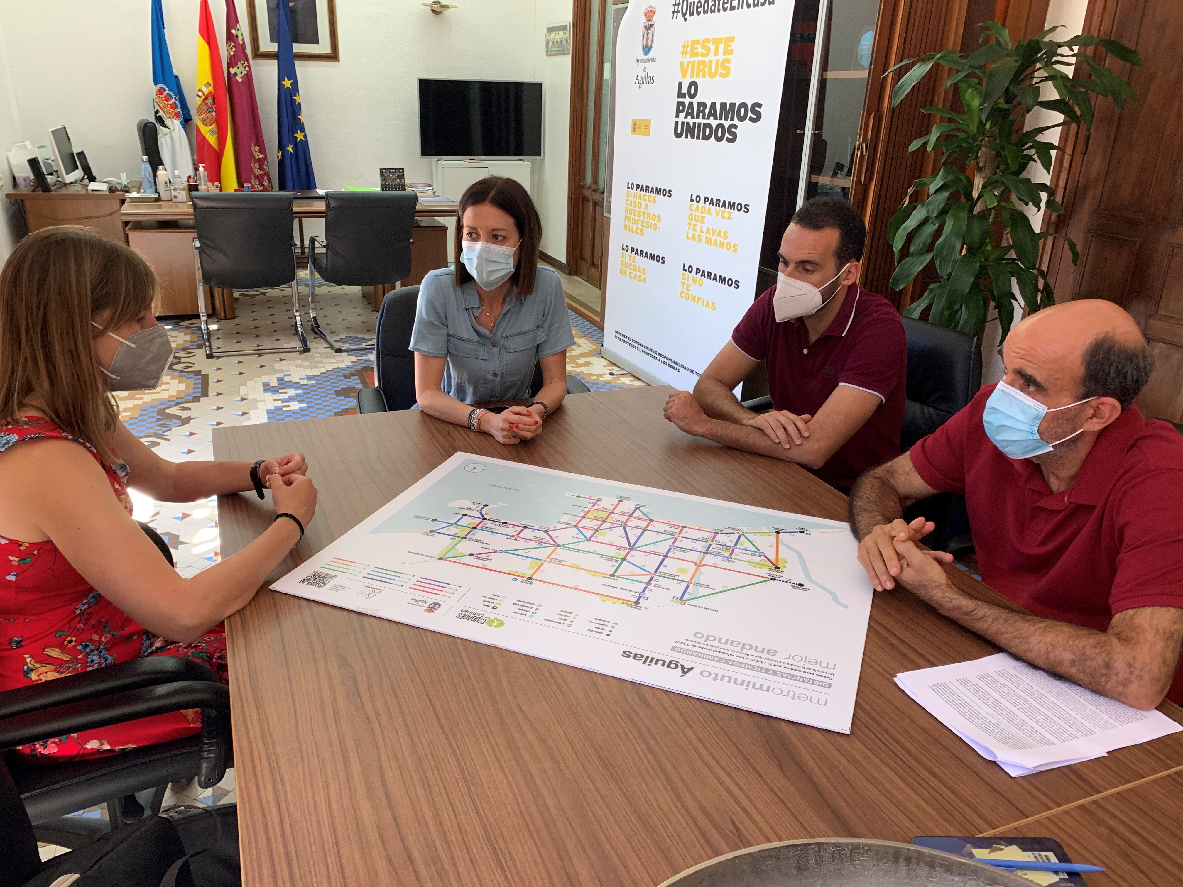 La gerente de “Ciudades que Caminan” visita Águilas