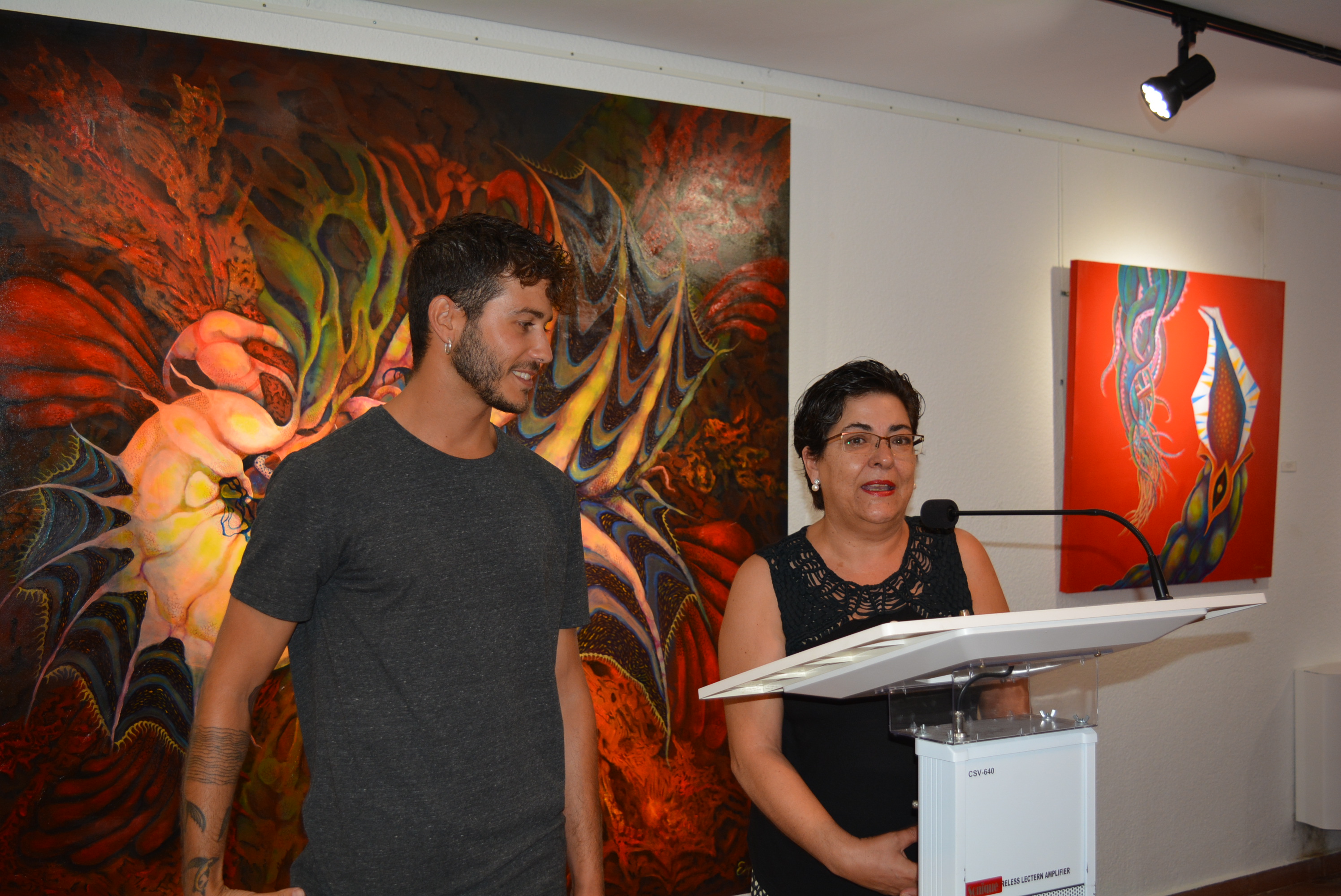 Javier H. Espinosa expone en Águilas Proliferaciones interlineales