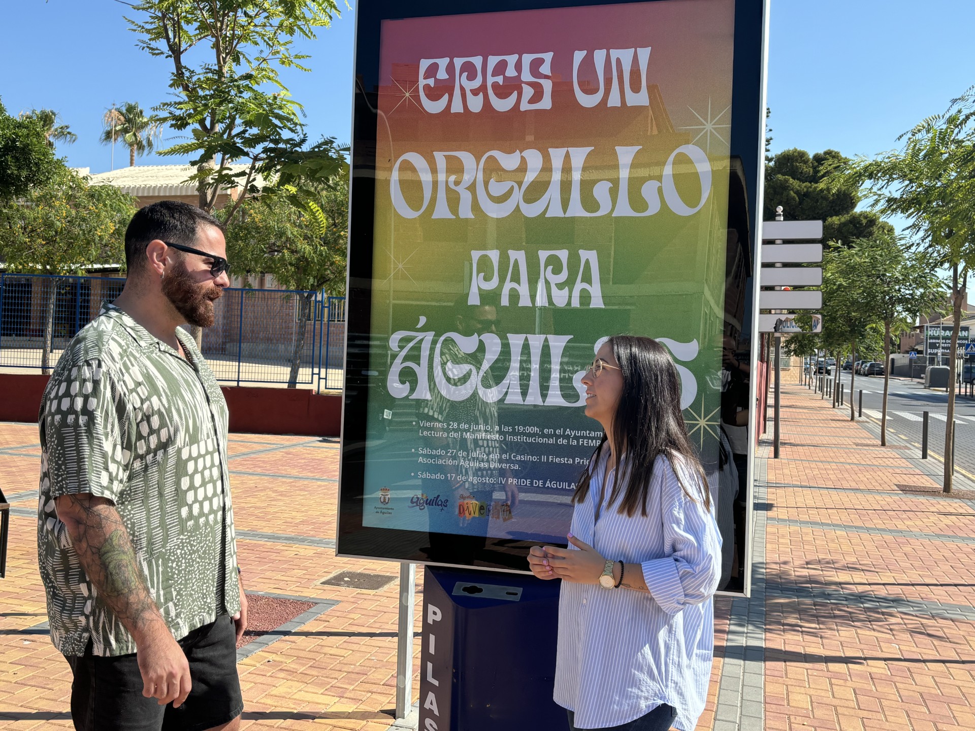 El municipio se prepara para la celebración del Día Internacional del Orgullo bajo el lema “Eres un orgullo para Águilas” 