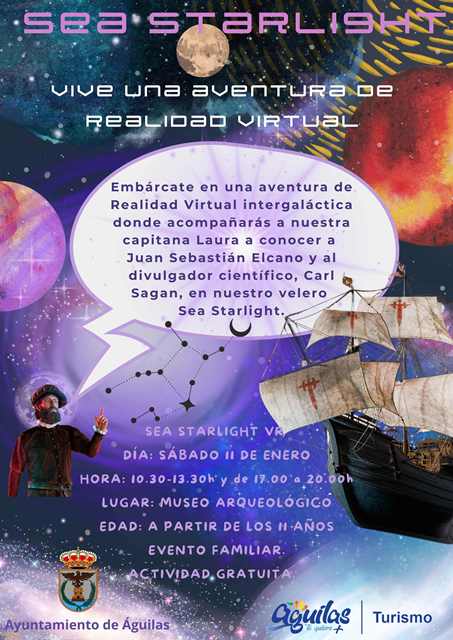 Llega a Águilas la experiencia inmersiva de realidad virtual Sea Starlight