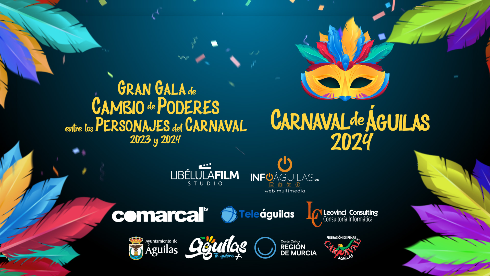 Gran Gala de Cambio de Poderes entre los Personajes del Carnaval de Águilas 2024