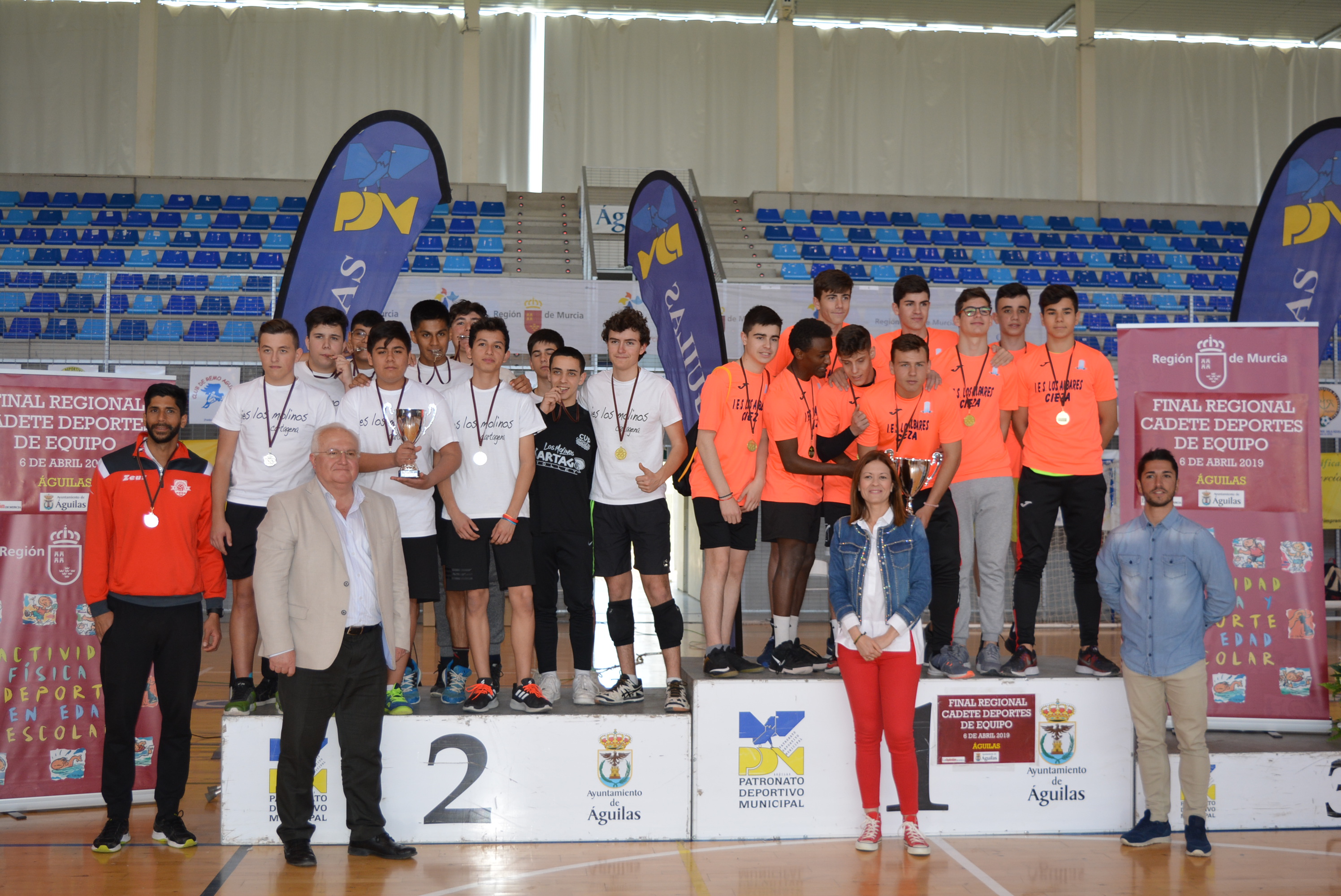 Águilas acogió la Final Regional Cadete por Equipos