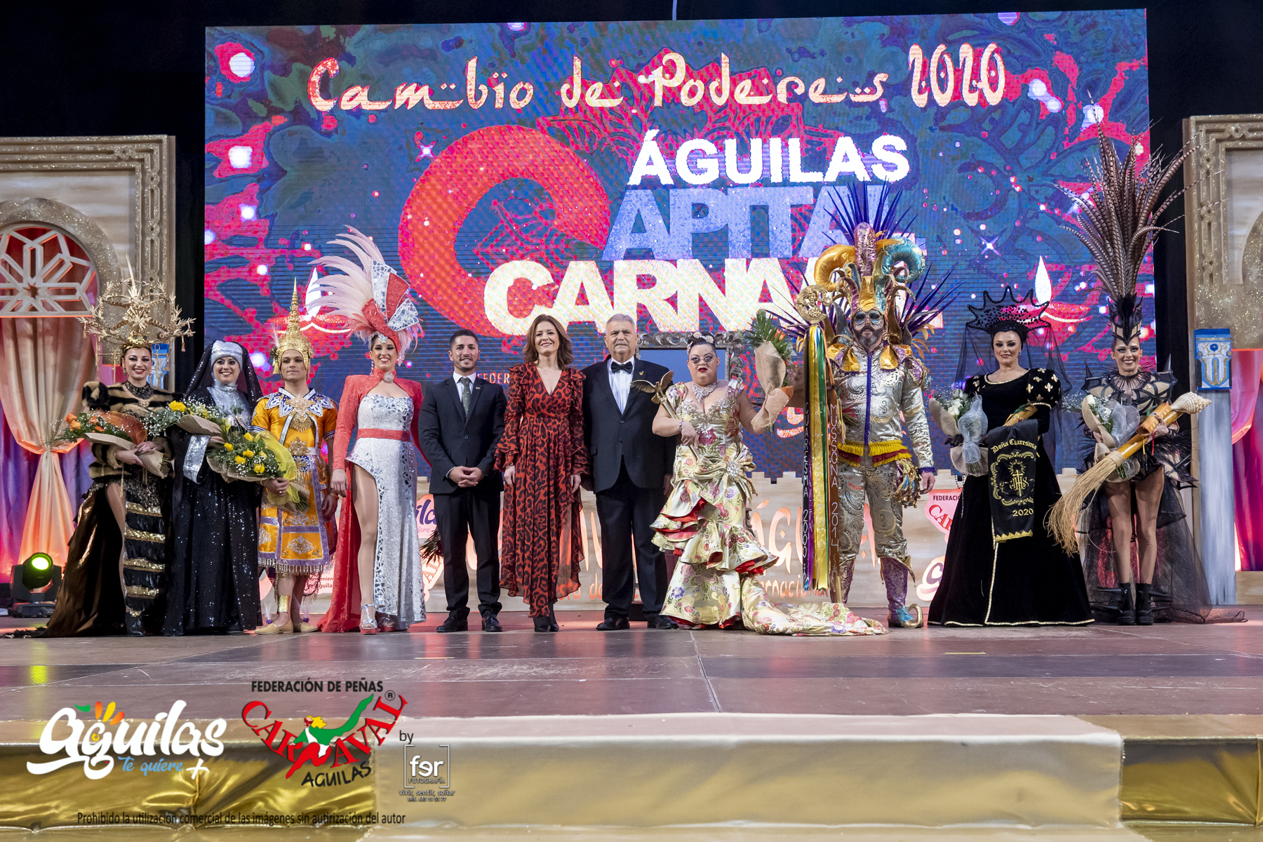 Cambio de Poderes de personajes Adultos del Carnaval de Águilas 2020