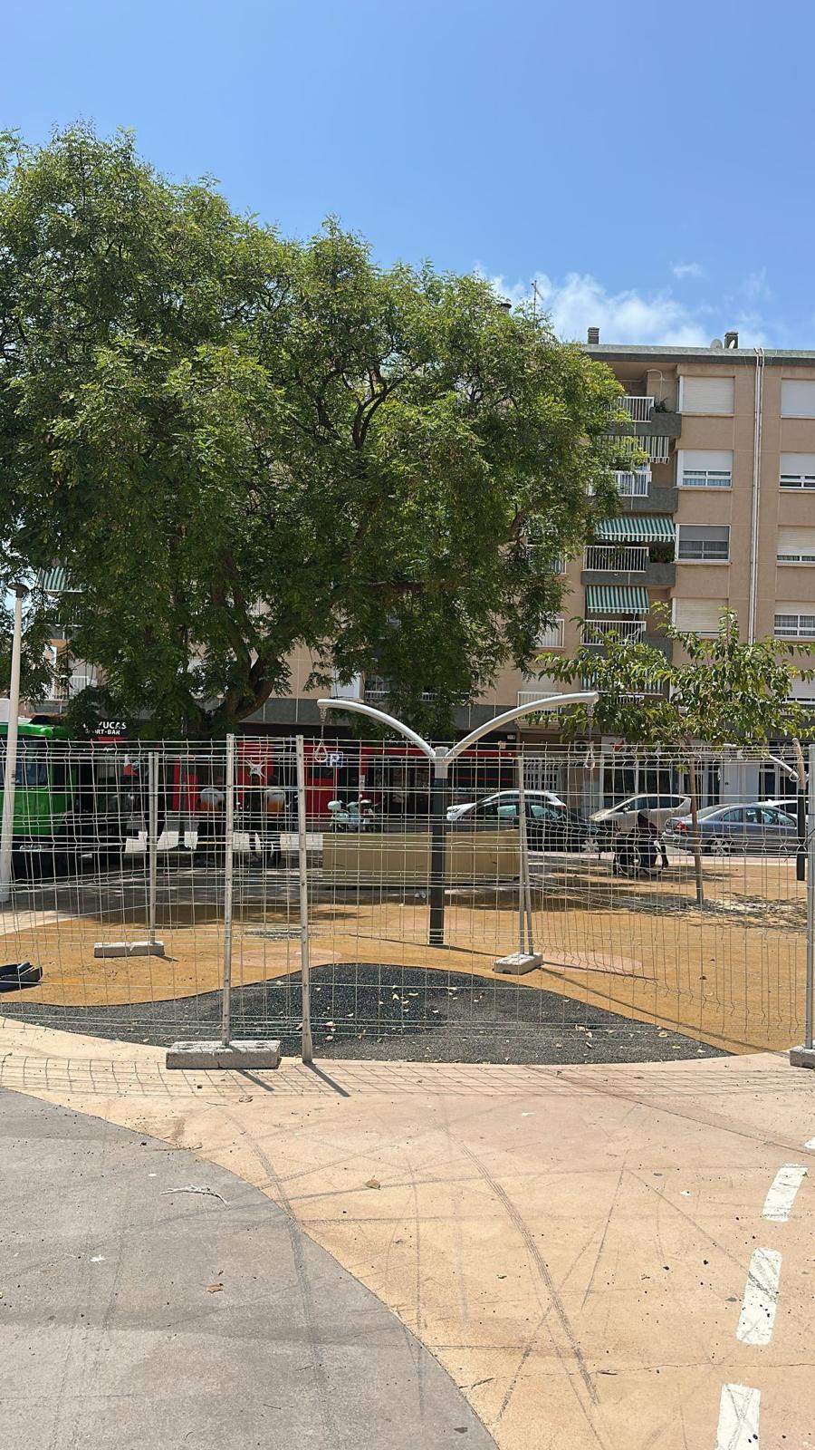 Esta semana concluyen las obras de reparación en la zona infantil de Gutiérrez Mellado