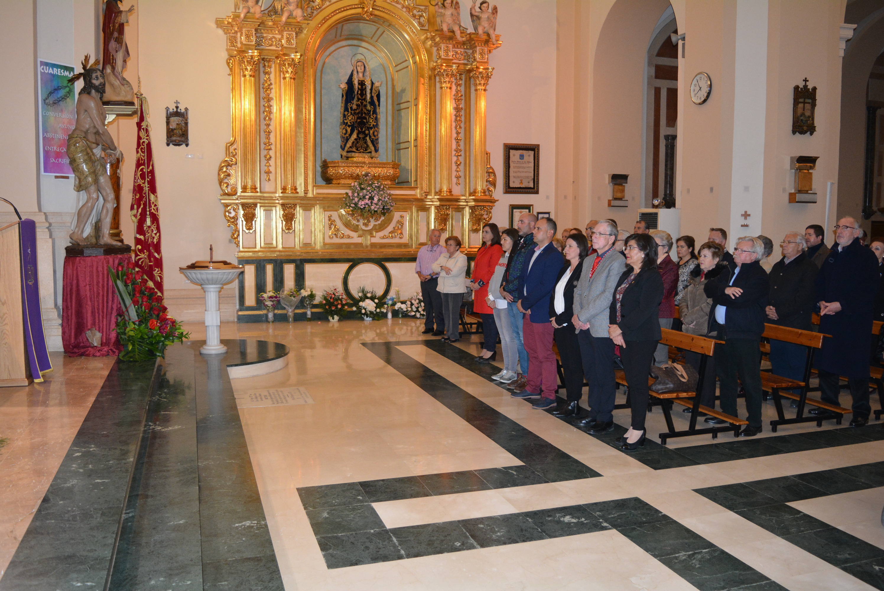 El Paso Encarnado celebra su tradicional misa de Cuaresma